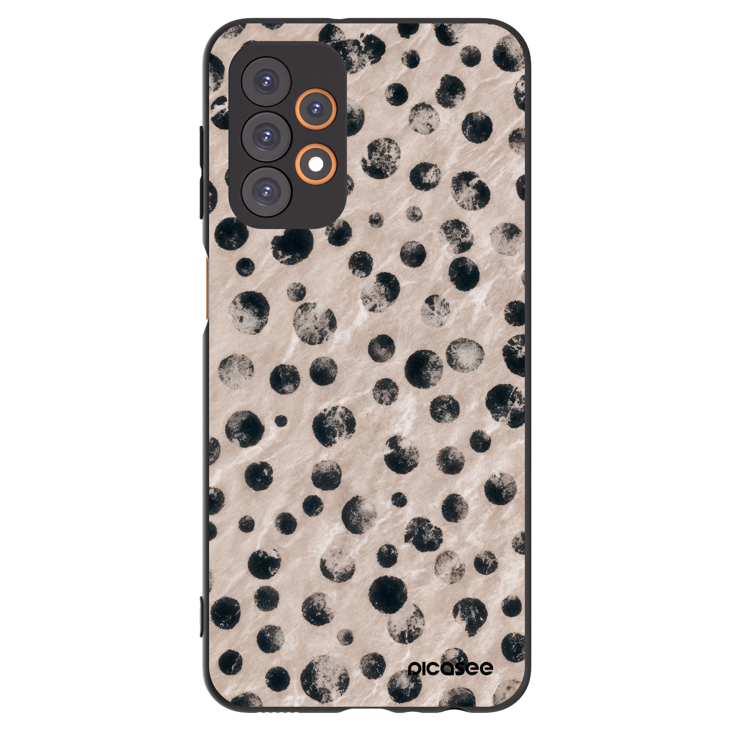 Picasee Μαύρη θήκη σιλικόνης για Samsung Galaxy A23 A235F 4G - Inked