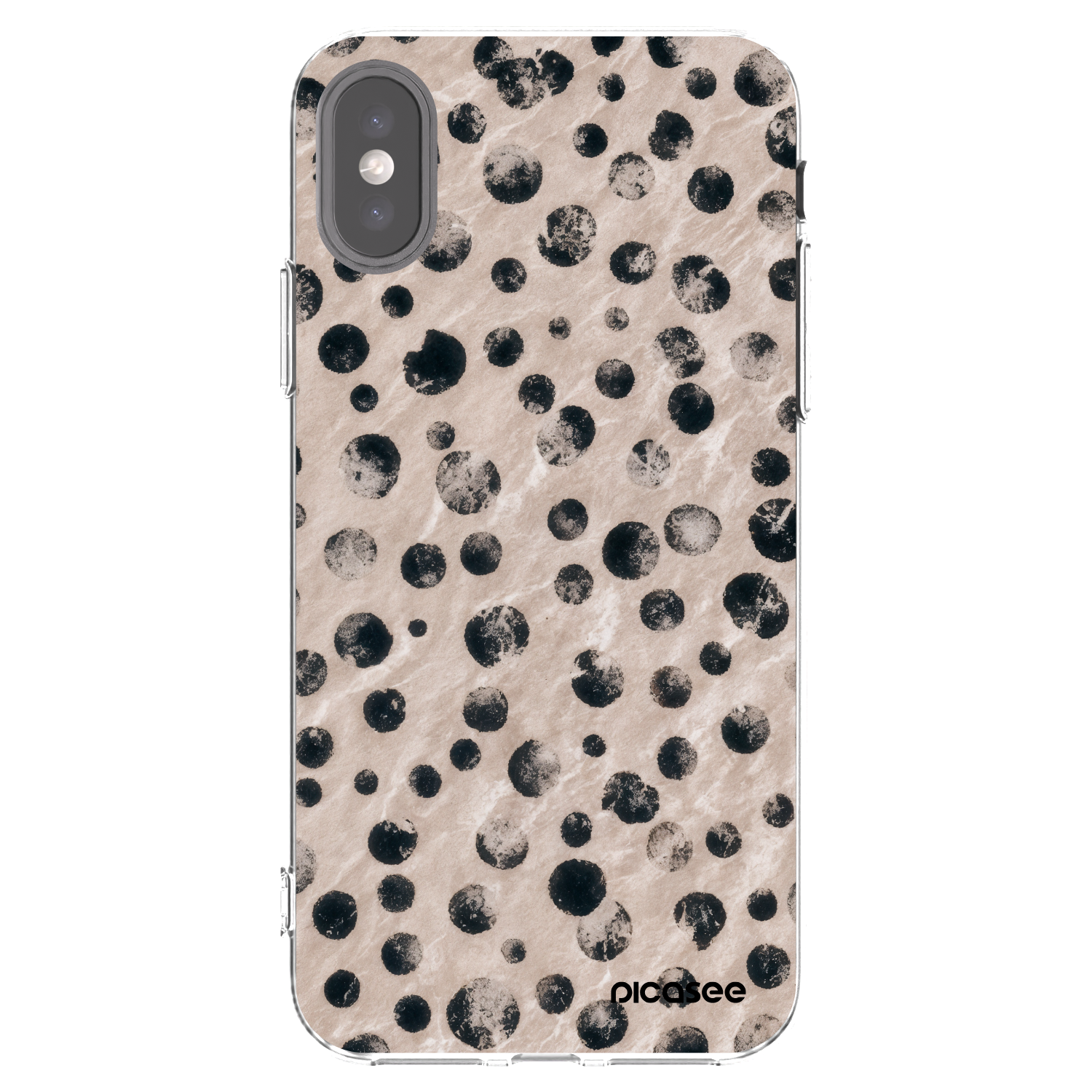 Picasee διαφανής θήκη σιλικόνης Apple iPhone X/XS - Inked