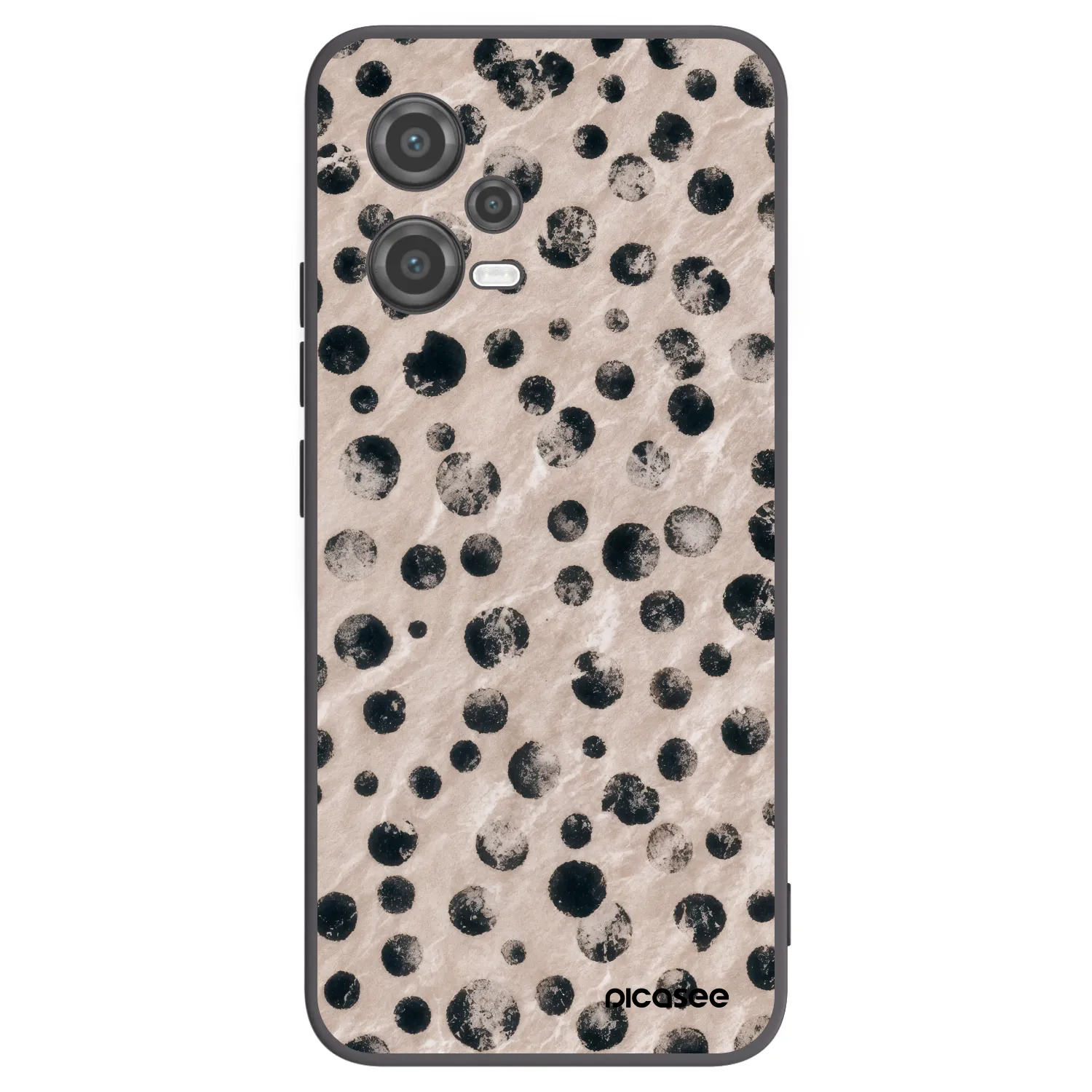 Picasee Μαύρη θήκη σιλικόνης για Xiaomi Poco X5 - Inked