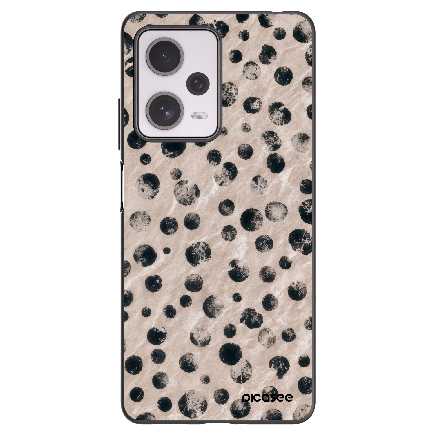 Picasee Μαύρη θήκη σιλικόνης για Xiaomi Redmi Note 12 Pro+ 5G - Inked