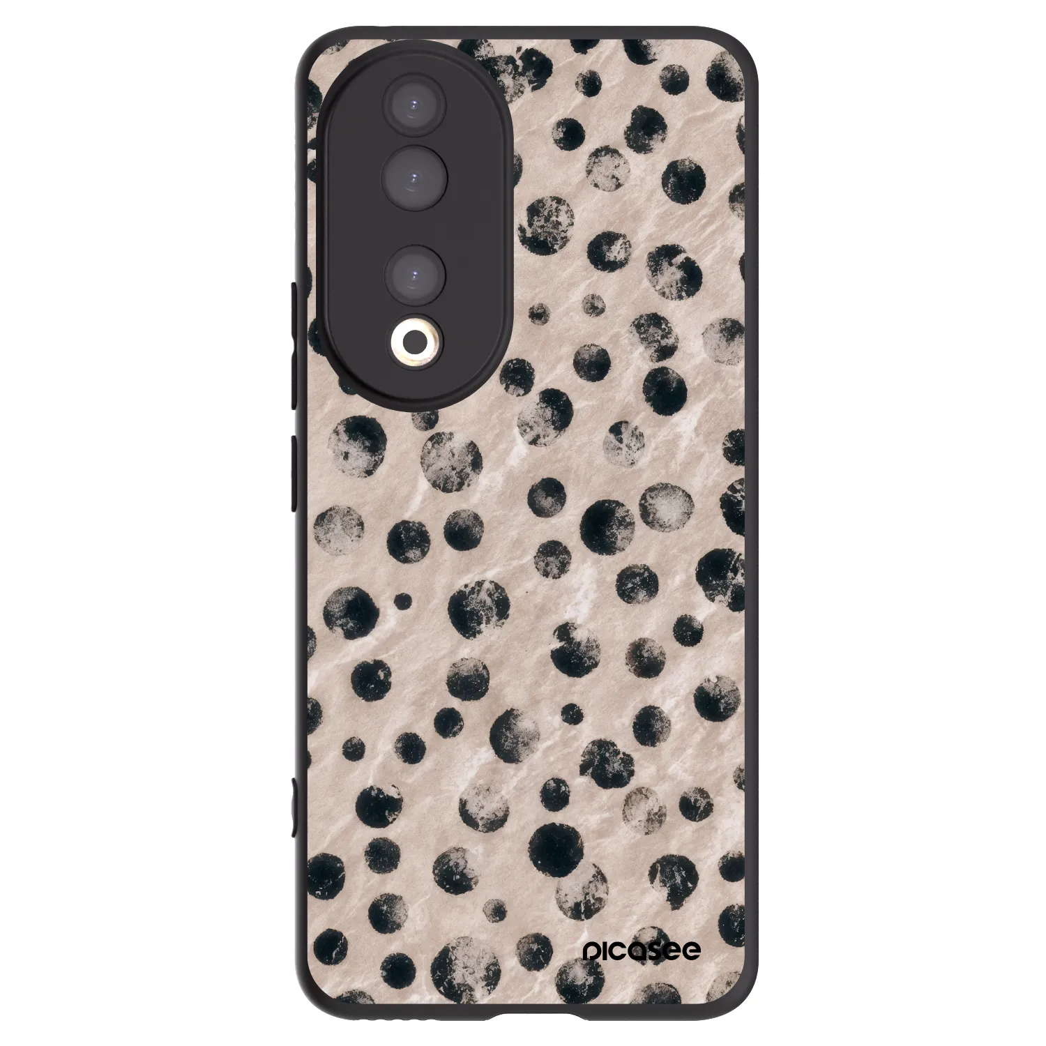 Picasee Μαύρη θήκη σιλικόνης για Honor 90 5G - Inked
