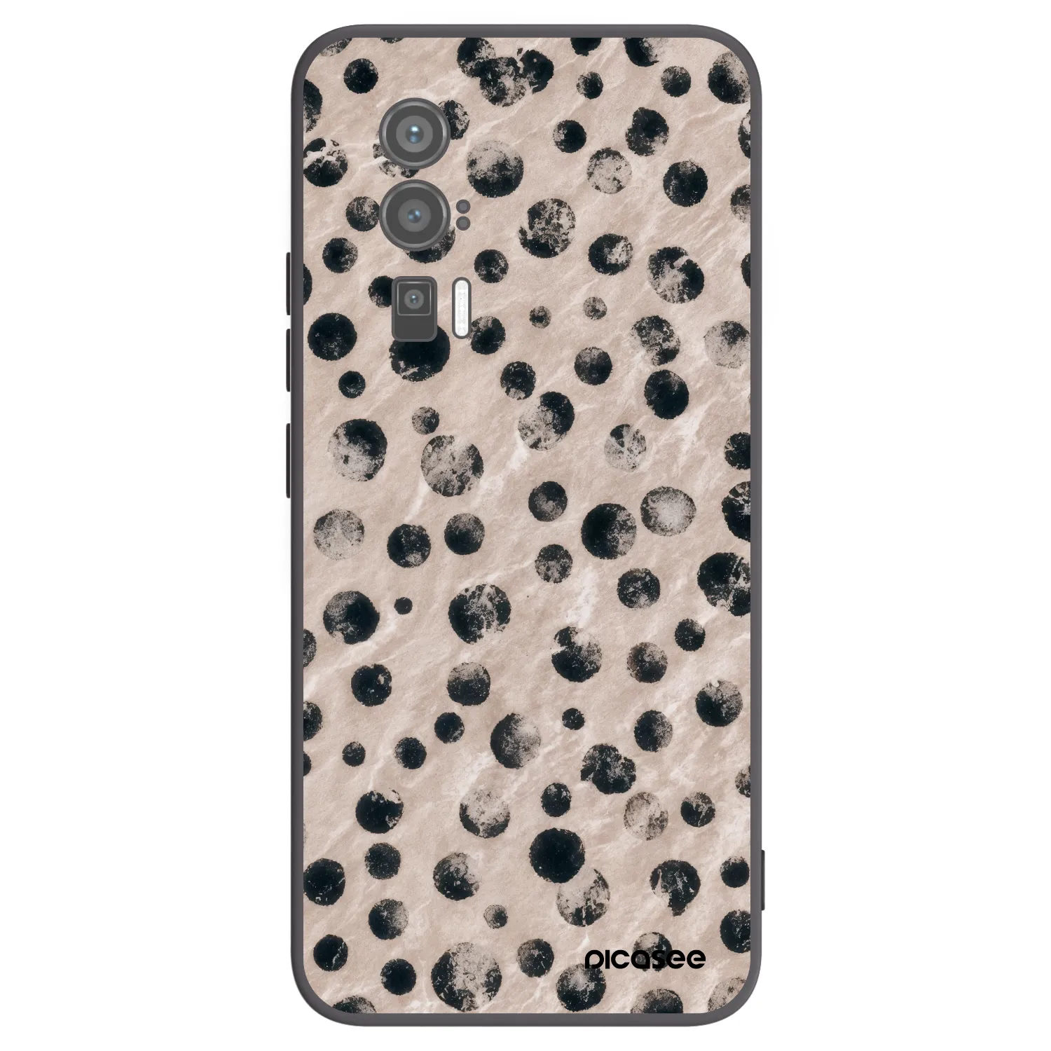 Picasee Μαύρη θήκη σιλικόνης για Xiaomi Poco F5 Pro 5G - Inked