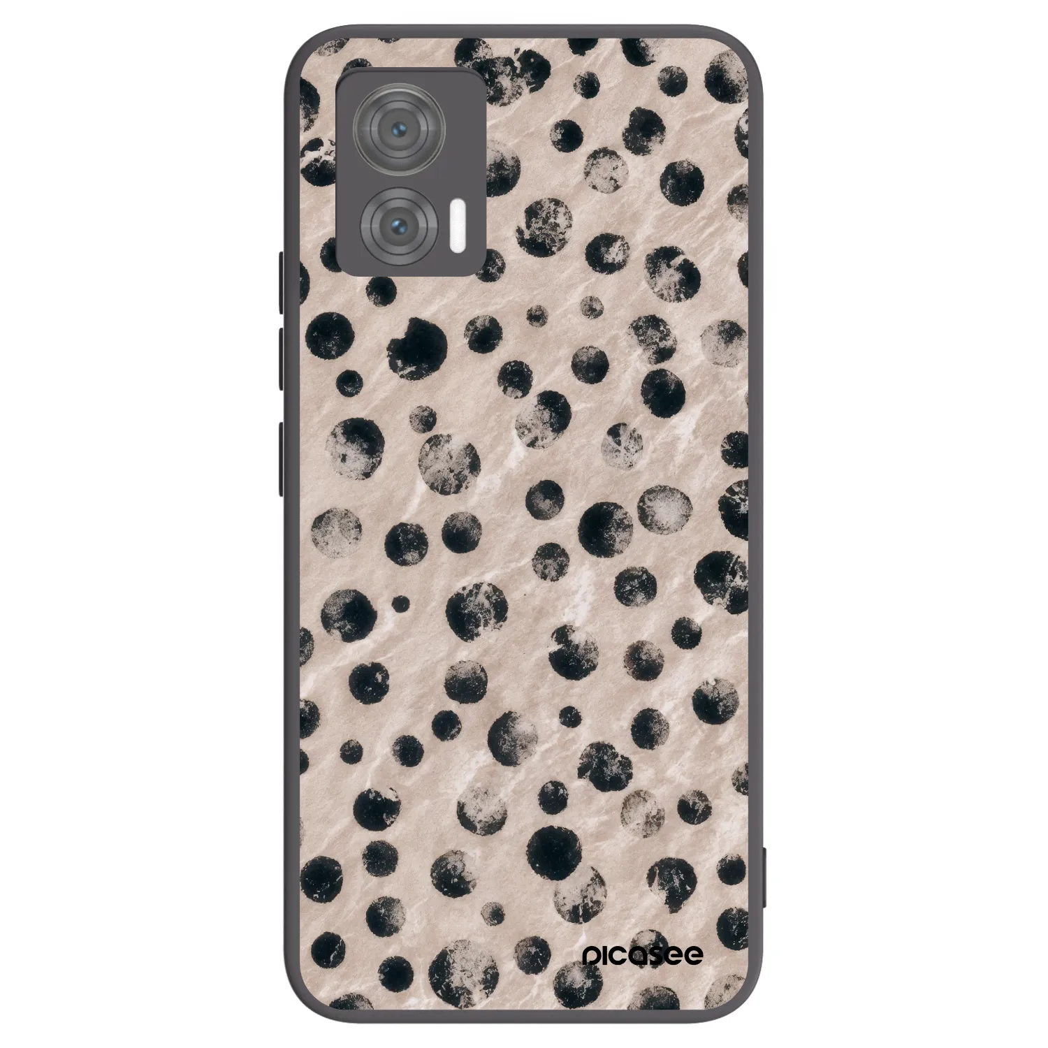 Picasee Μαύρη θήκη σιλικόνης για Motorola Edge 30 Neo - Inked