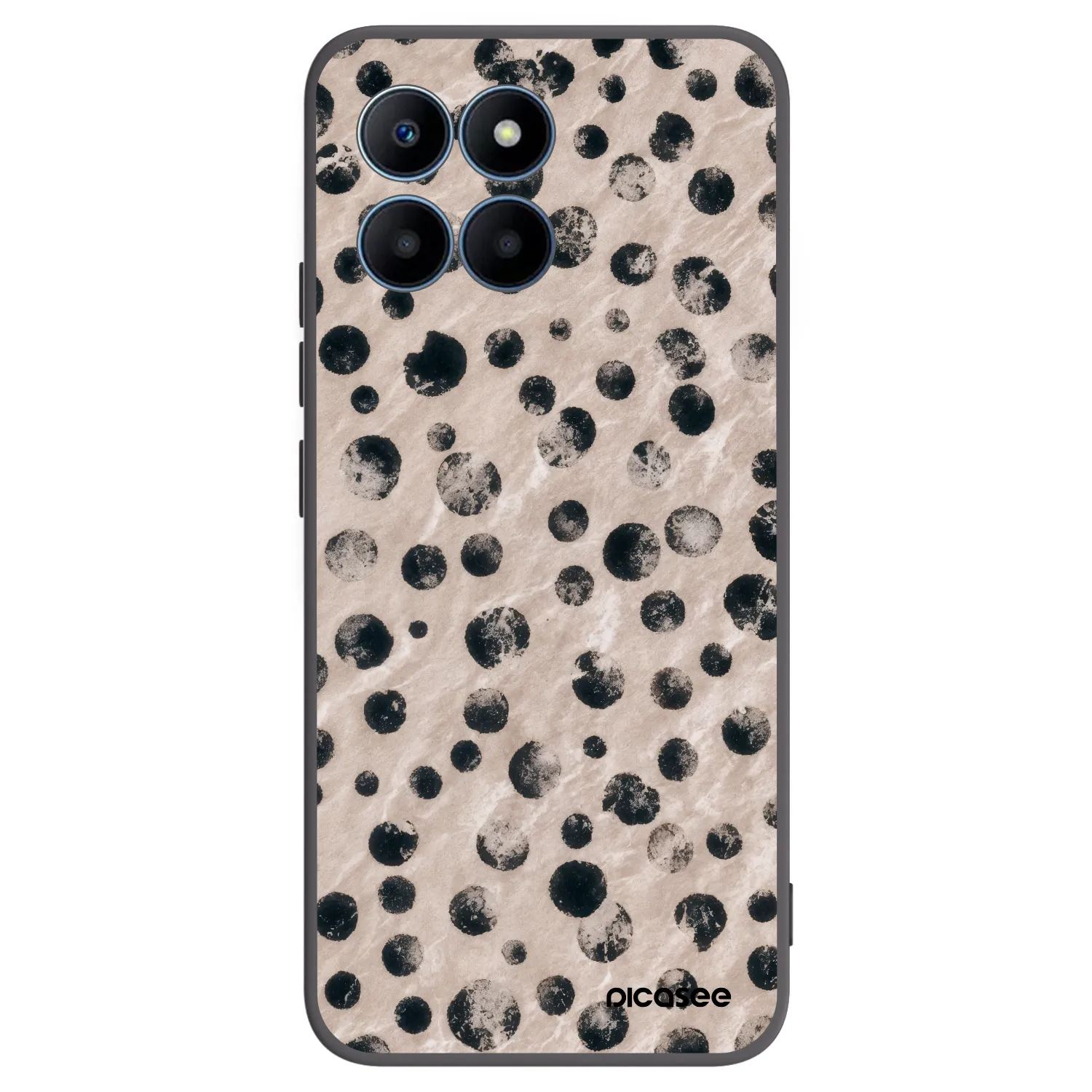 Picasee Μαύρη θήκη σιλικόνης για Honor 70 Lite - Inked