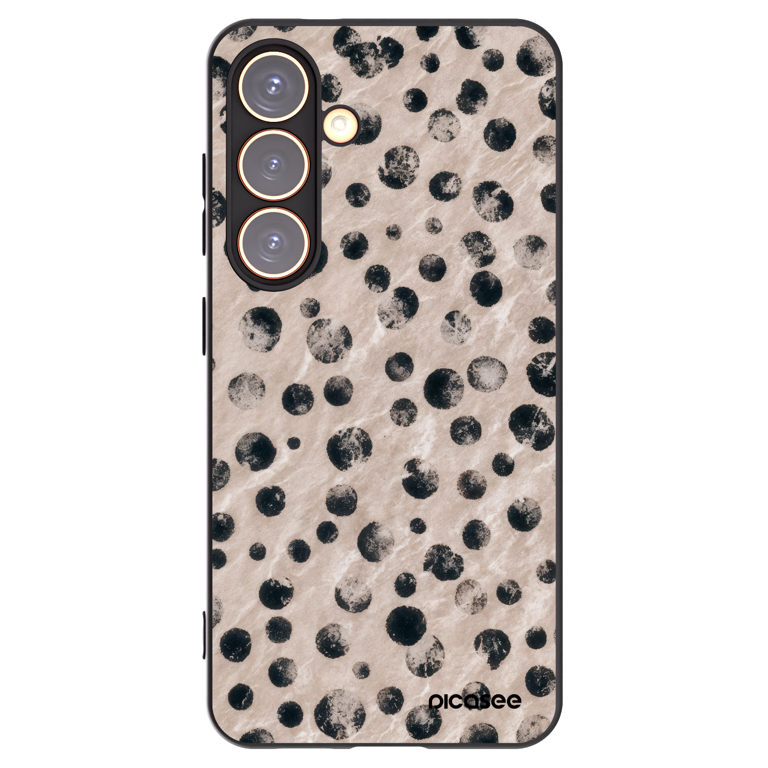 Picasee Μαύρη θήκη σιλικόνης για Samsung Galaxy S24 S921B 5G - Inked