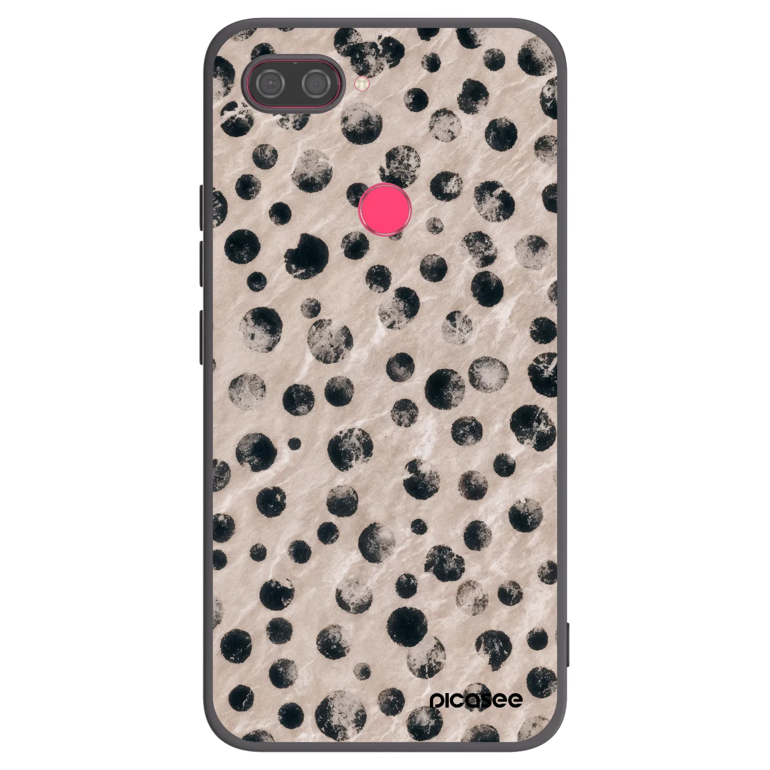 Picasee Μαύρη θήκη σιλικόνης για Xiaomi Mi 8 Lite - Inked