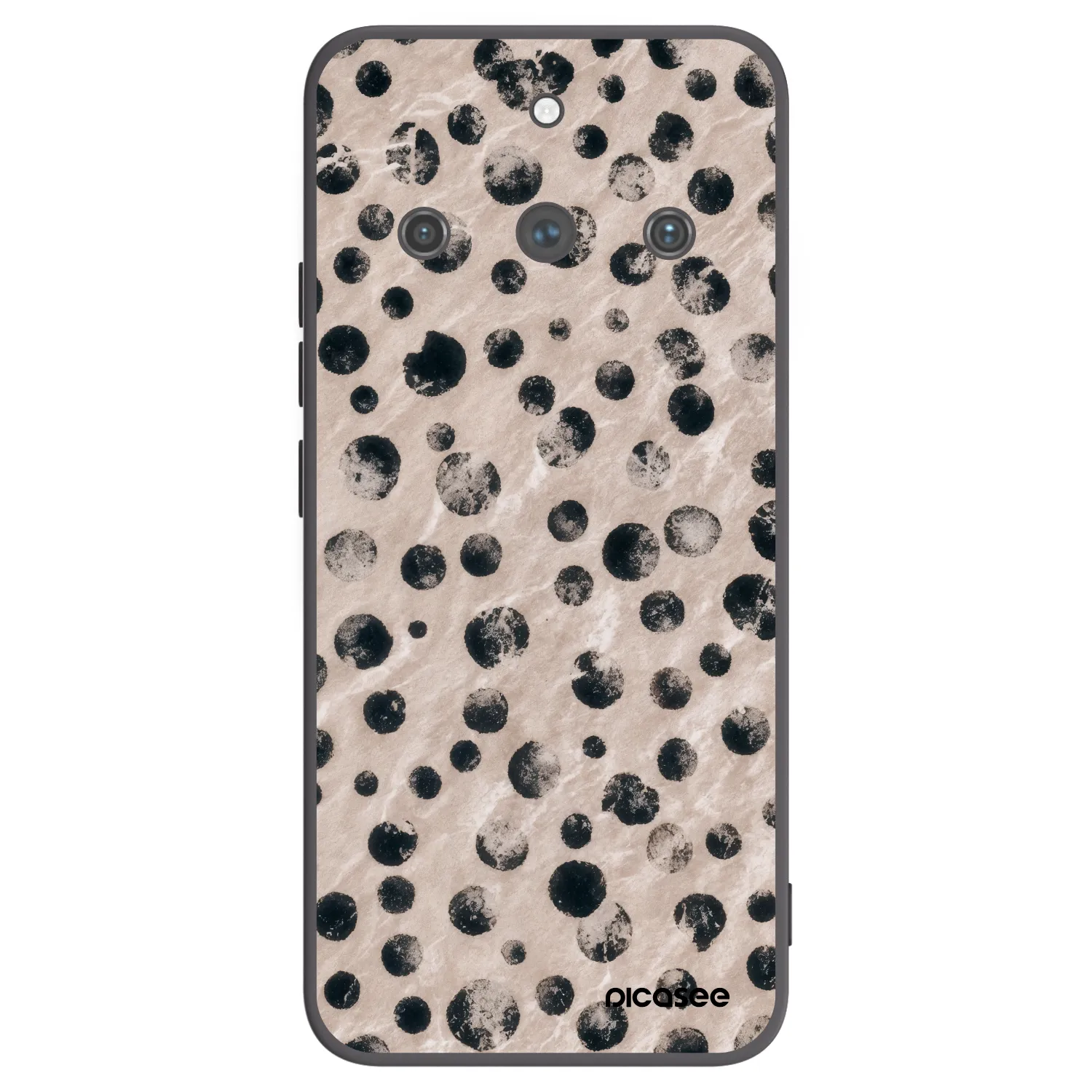 Picasee Μαύρη θήκη σιλικόνης για Realme 11 Pro+ - Inked