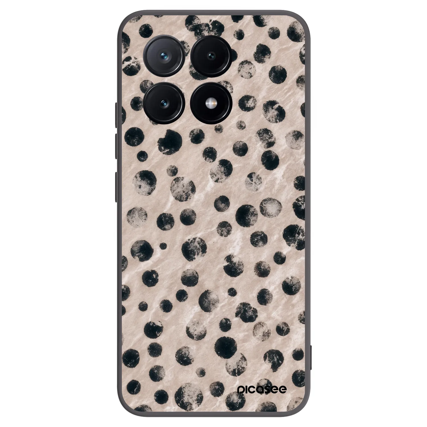 Picasee Μαύρη θήκη σιλικόνης για Xiaomi Poco X6 Pro - Inked