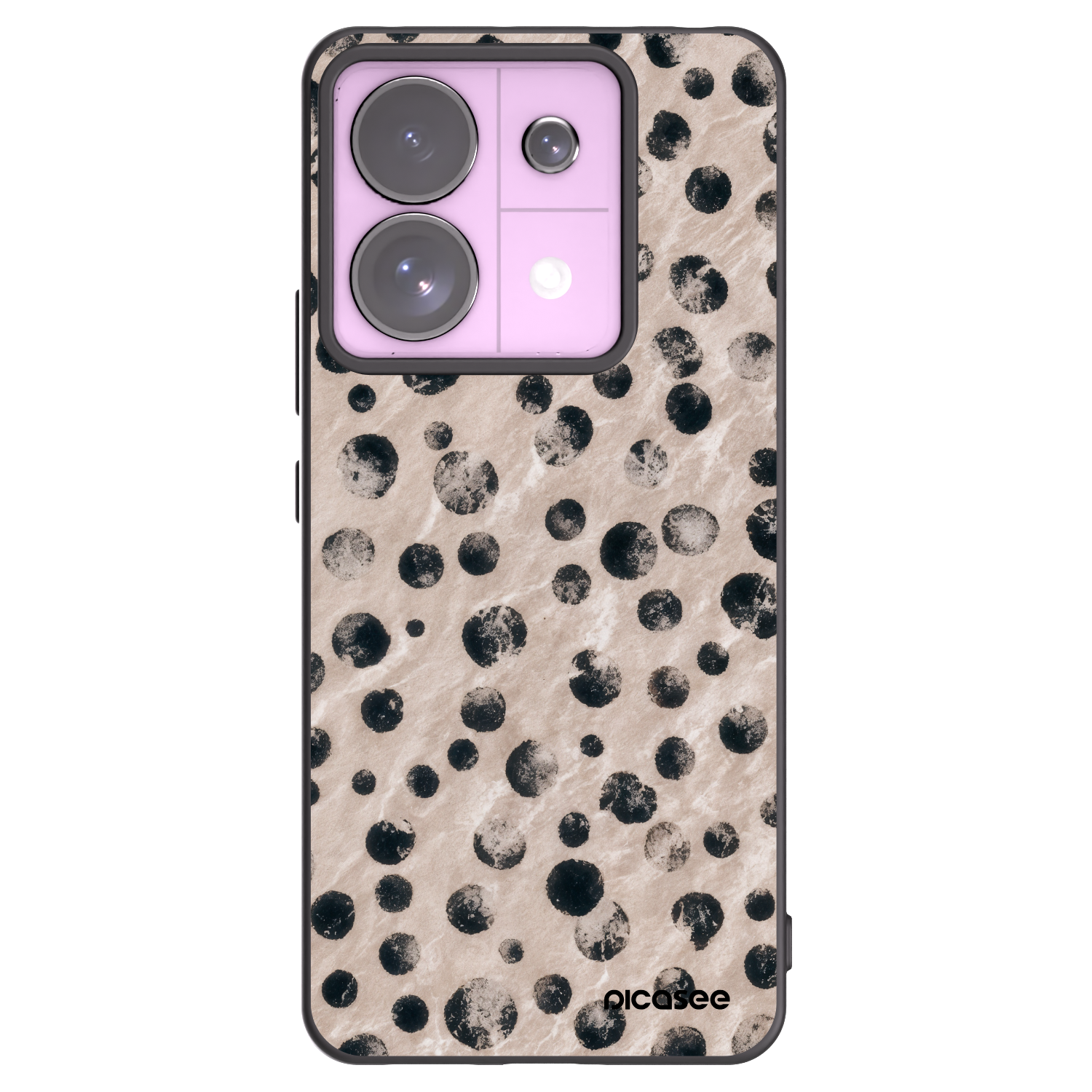 Picasee Μαύρη θήκη σιλικόνης για Xiaomi Redmi Note 13 Pro 5G - Inked