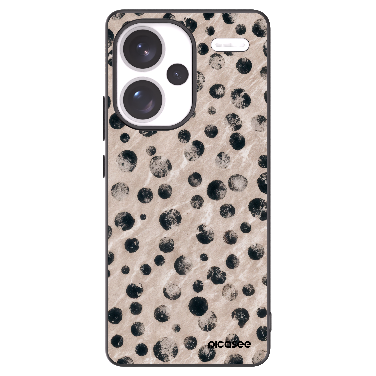 Picasee Μαύρη θήκη σιλικόνης για Xiaomi Redmi Note 13 Pro+ 5G - Inked