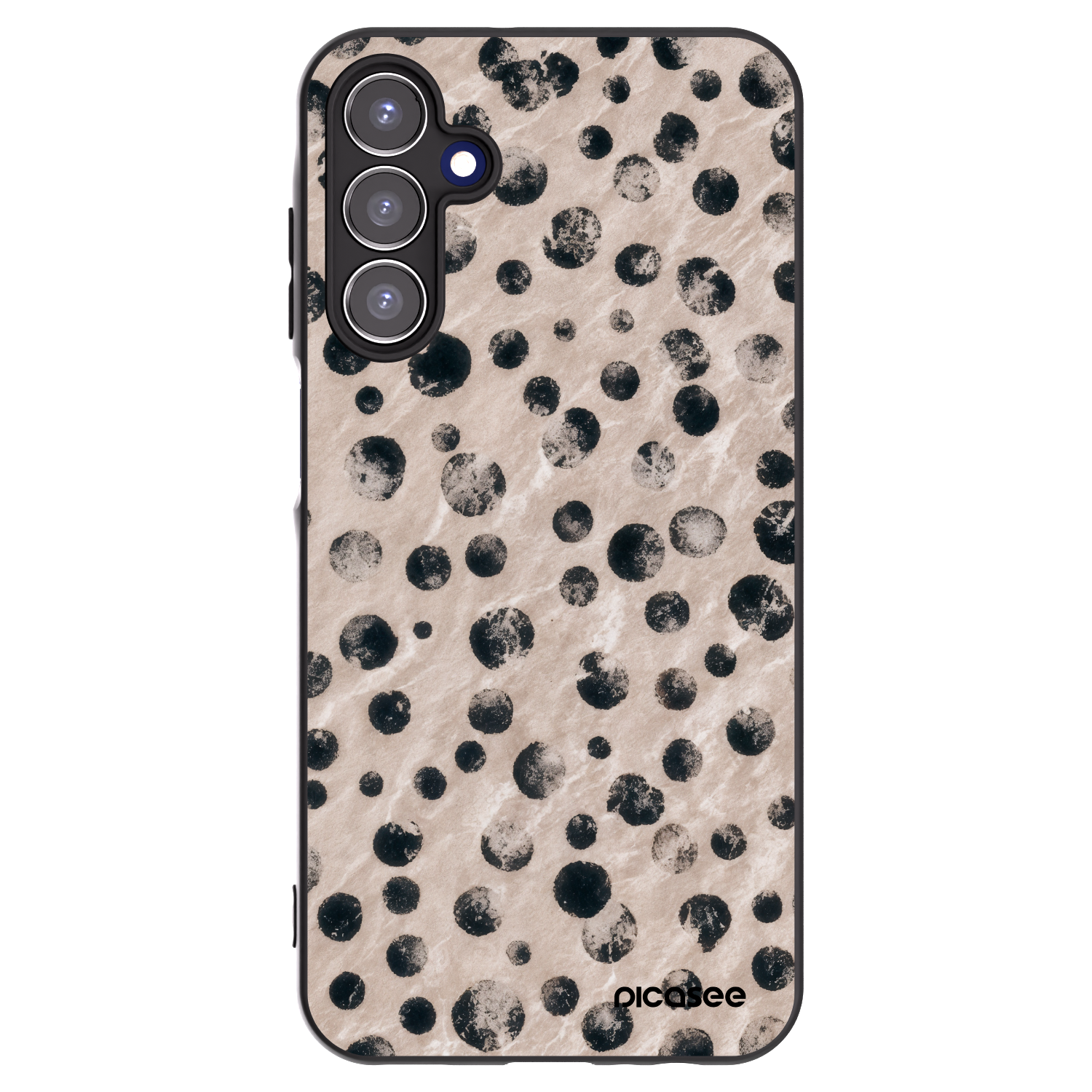 Picasee Μαύρη θήκη σιλικόνης για Samsung Galaxy A15 A156B 5G - Inked