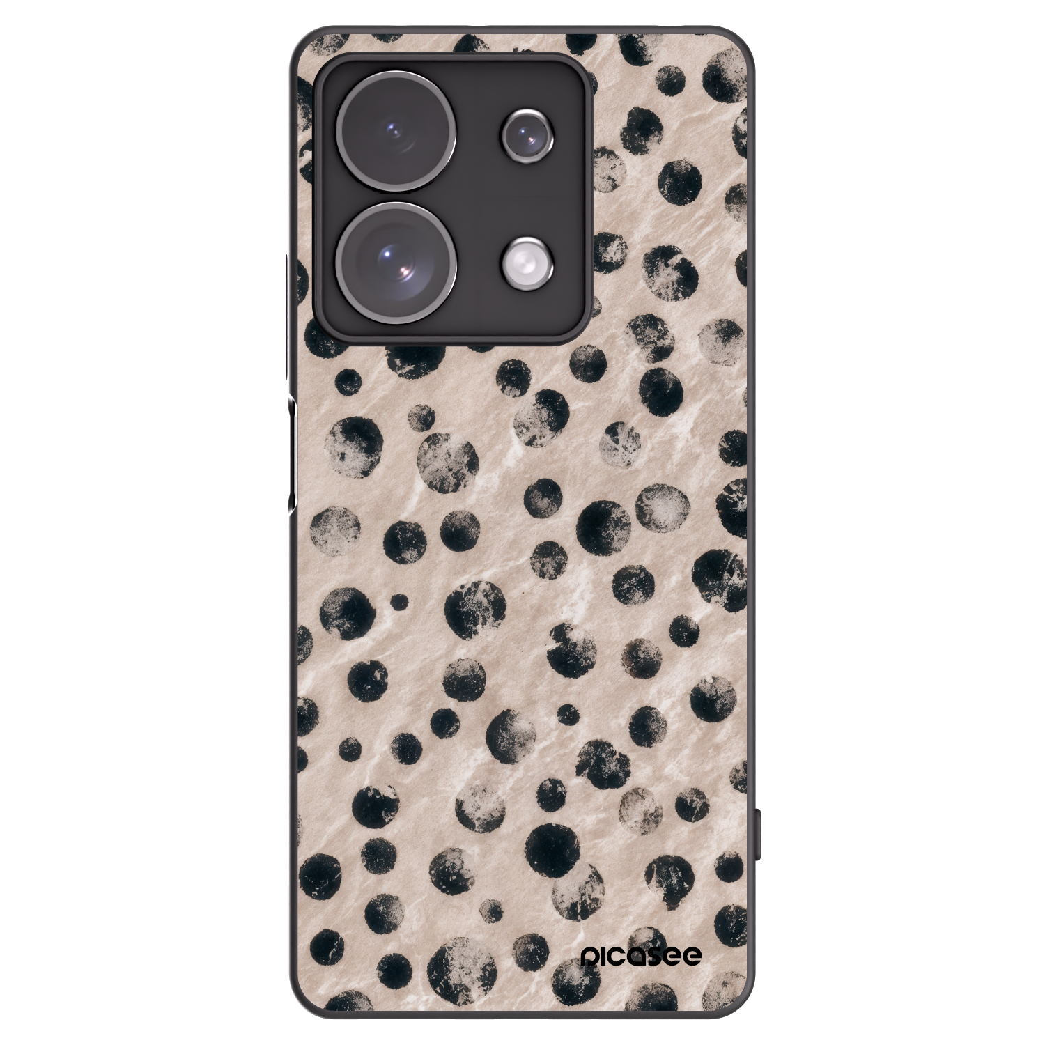 Picasee Μαύρη θήκη σιλικόνης για Xiaomi Redmi Note 13 Pro 4G - Inked