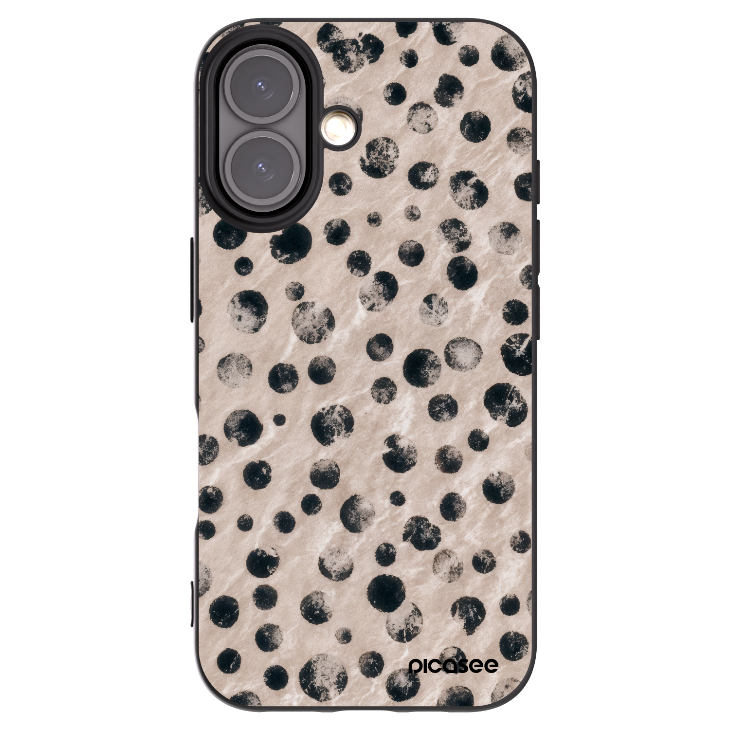 Picasee Μαύρη θήκη σιλικόνης για Apple iPhone 16 - Inked