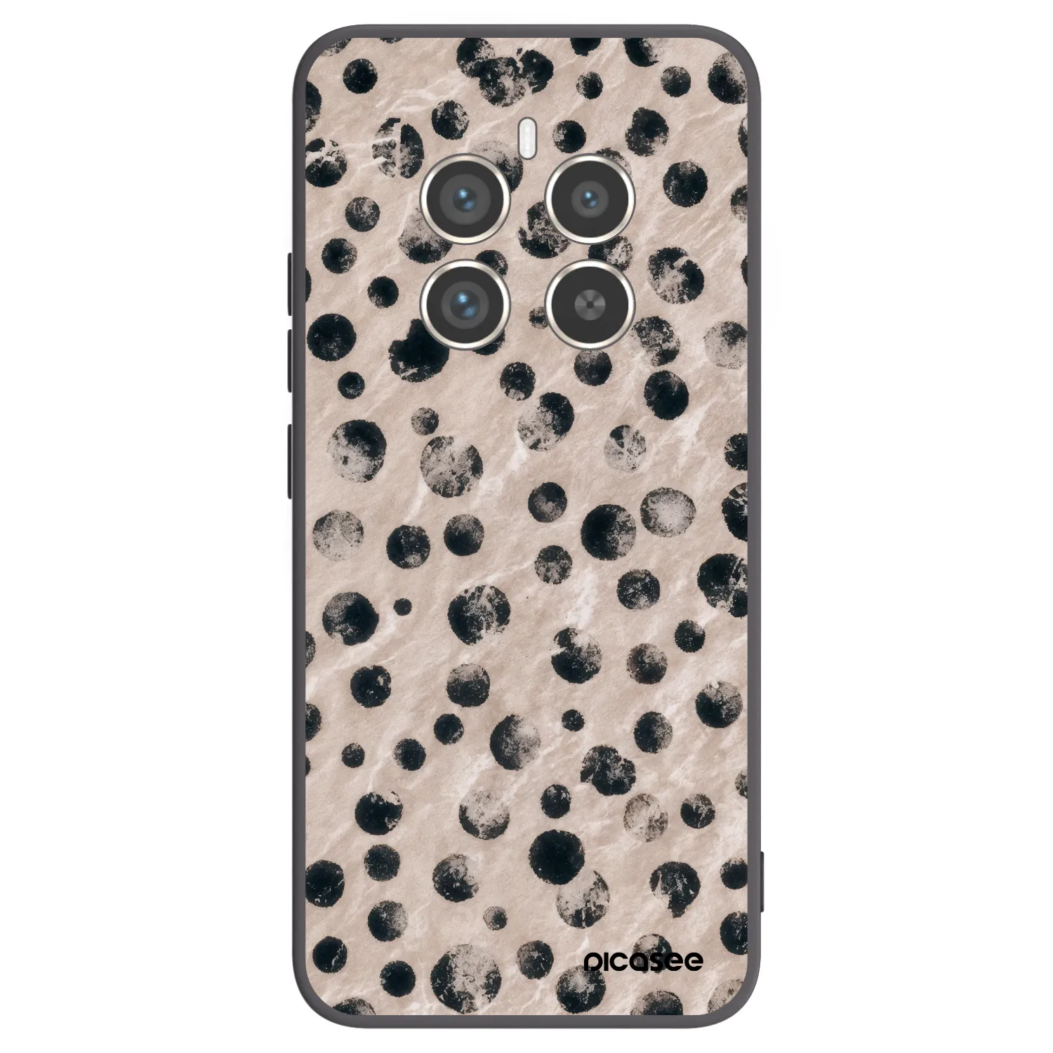 Picasee Μαύρη θήκη σιλικόνης για Realme 12 Pro 5G - Inked