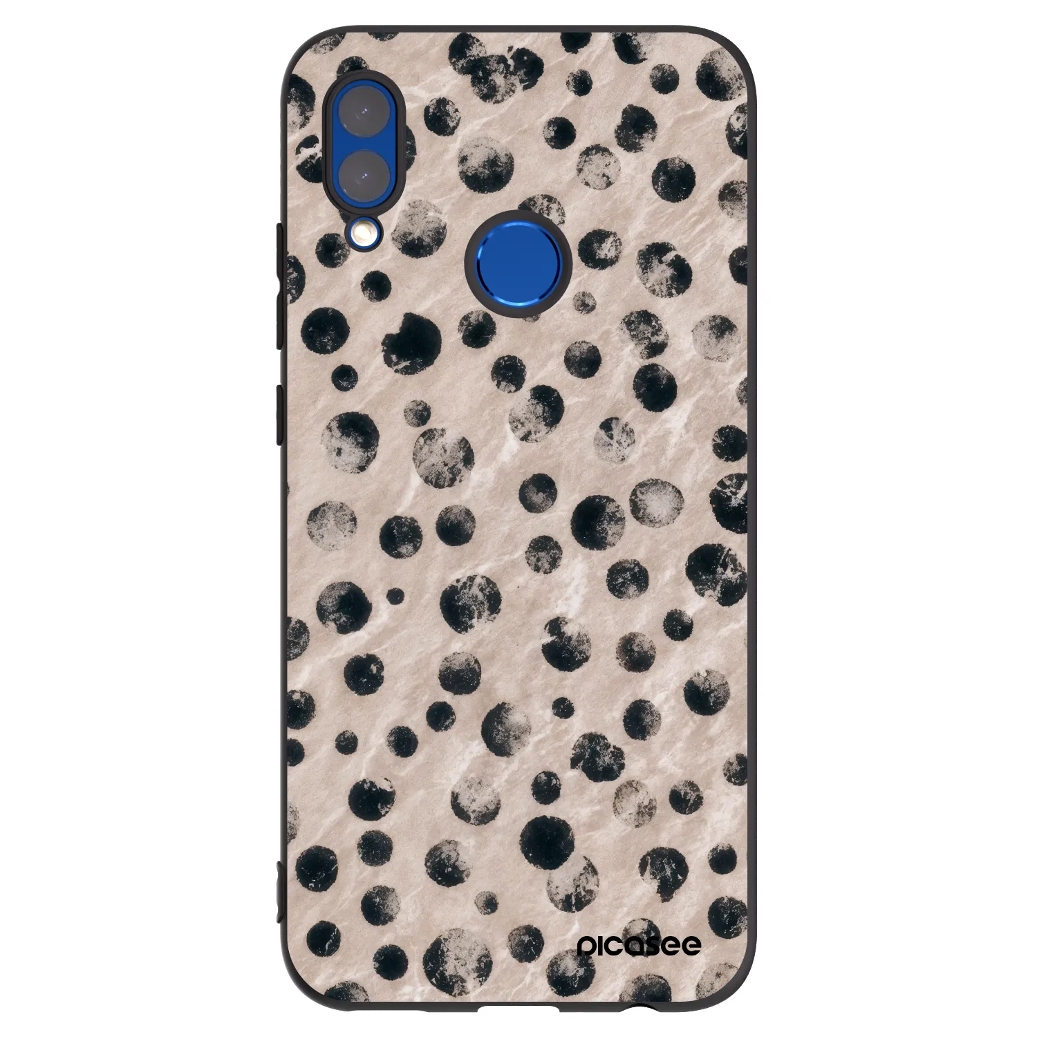 Picasee Μαύρη θήκη σιλικόνης για Honor 10 Lite - Inked