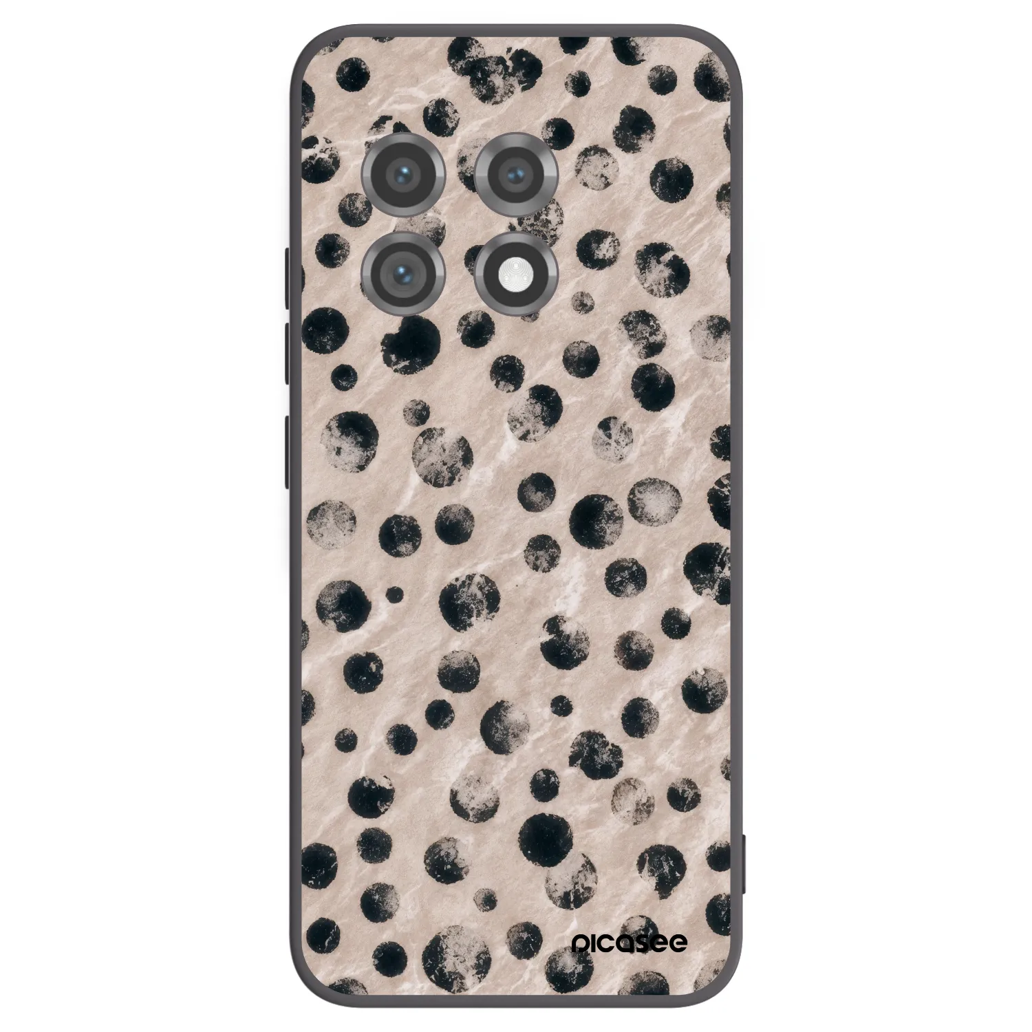 Picasee Μαύρη θήκη σιλικόνης για OnePlus 11 5G - Inked