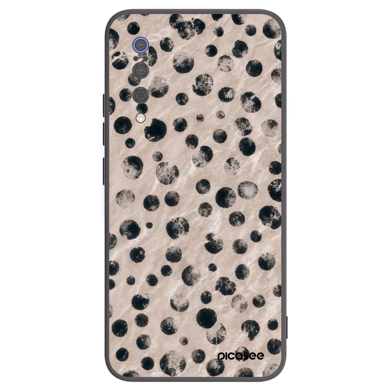 Picasee Μαύρη θήκη σιλικόνης για Xiaomi Mi 9 - Inked