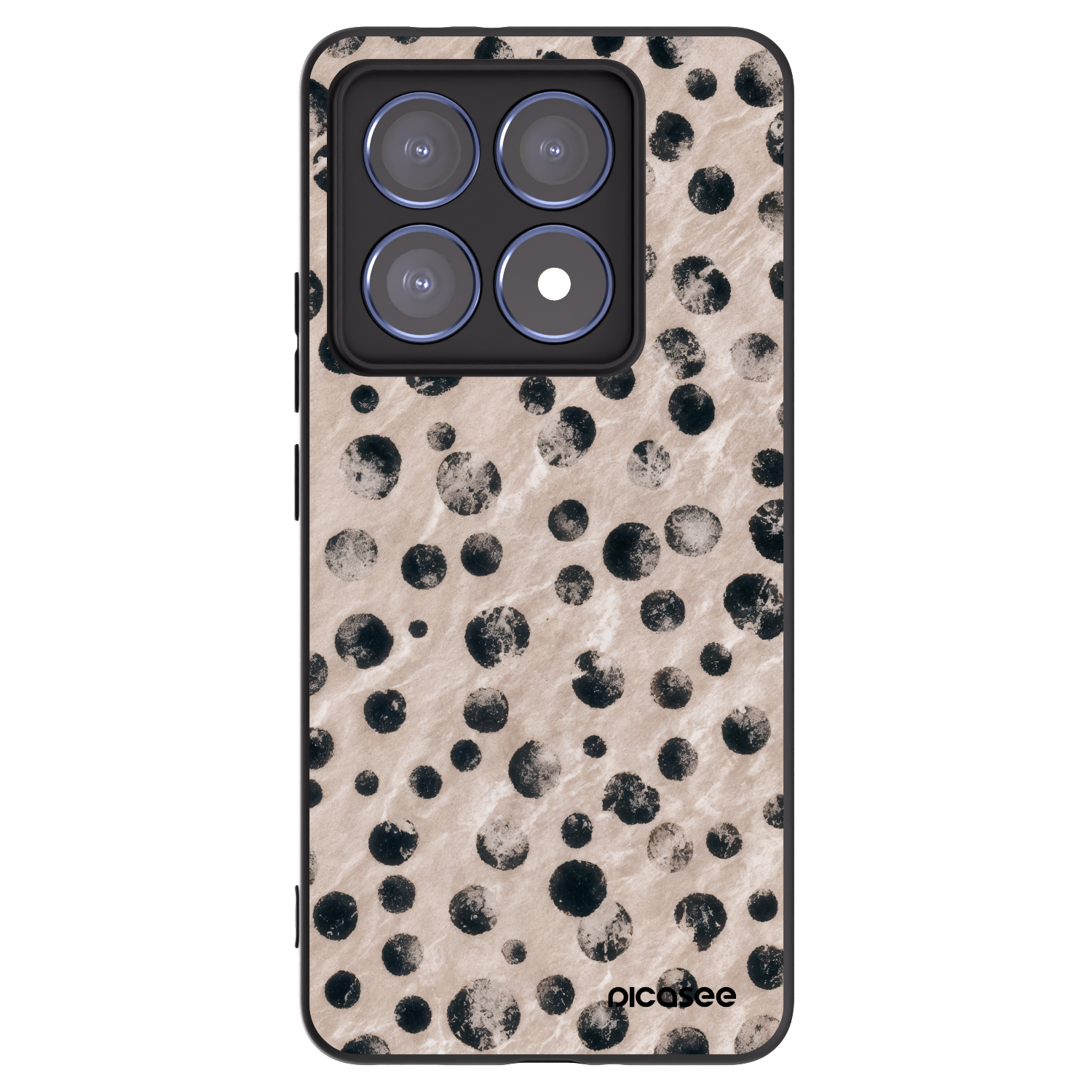 Picasee Μαύρη θήκη σιλικόνης για Xiaomi 14T Pro - Inked