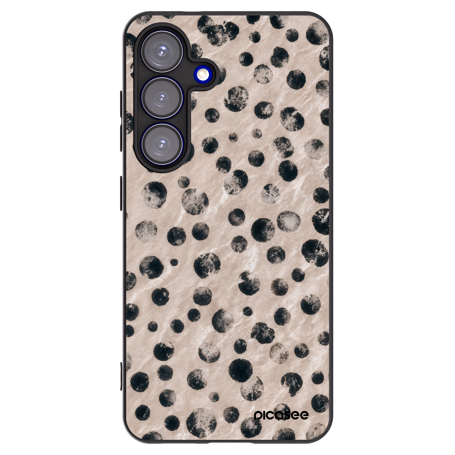 Picasee Μαύρη θήκη σιλικόνης για Samsung Galaxy S25 5G - Inked