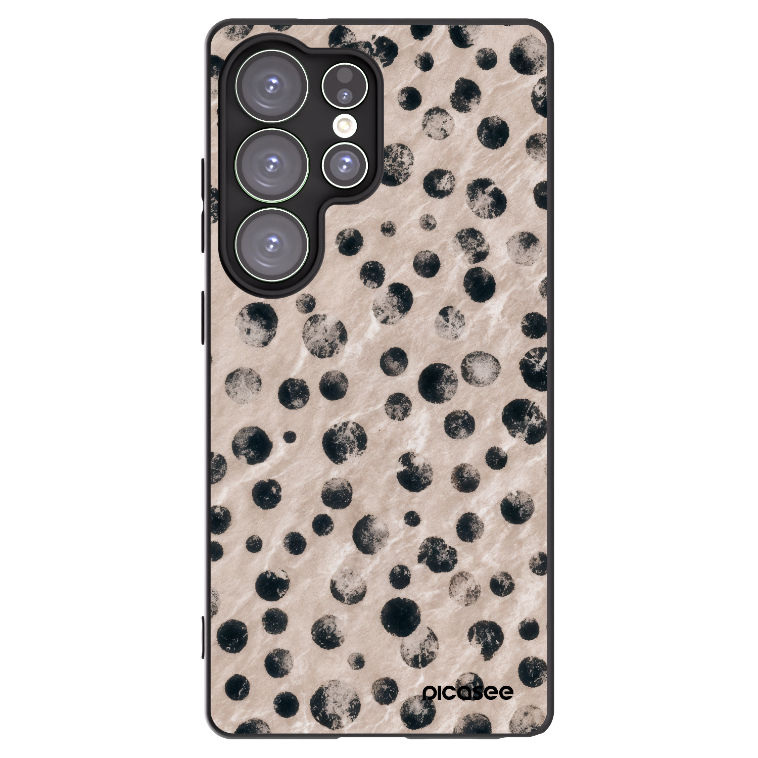 Picasee Μαύρη θήκη σιλικόνης για Samsung Galaxy S25 Ultra 5G - Inked