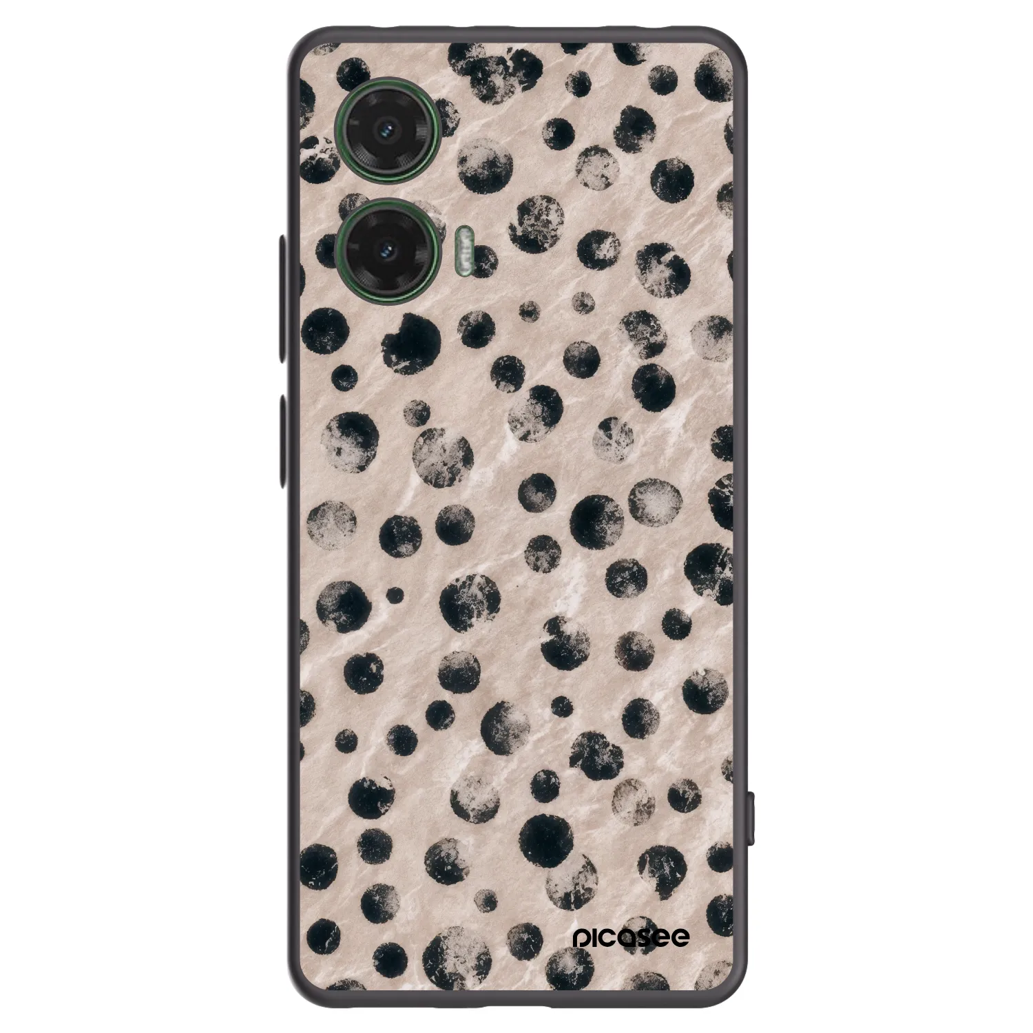 Picasee Μαύρη θήκη σιλικόνης για Motorola Moto G35 5G - Inked