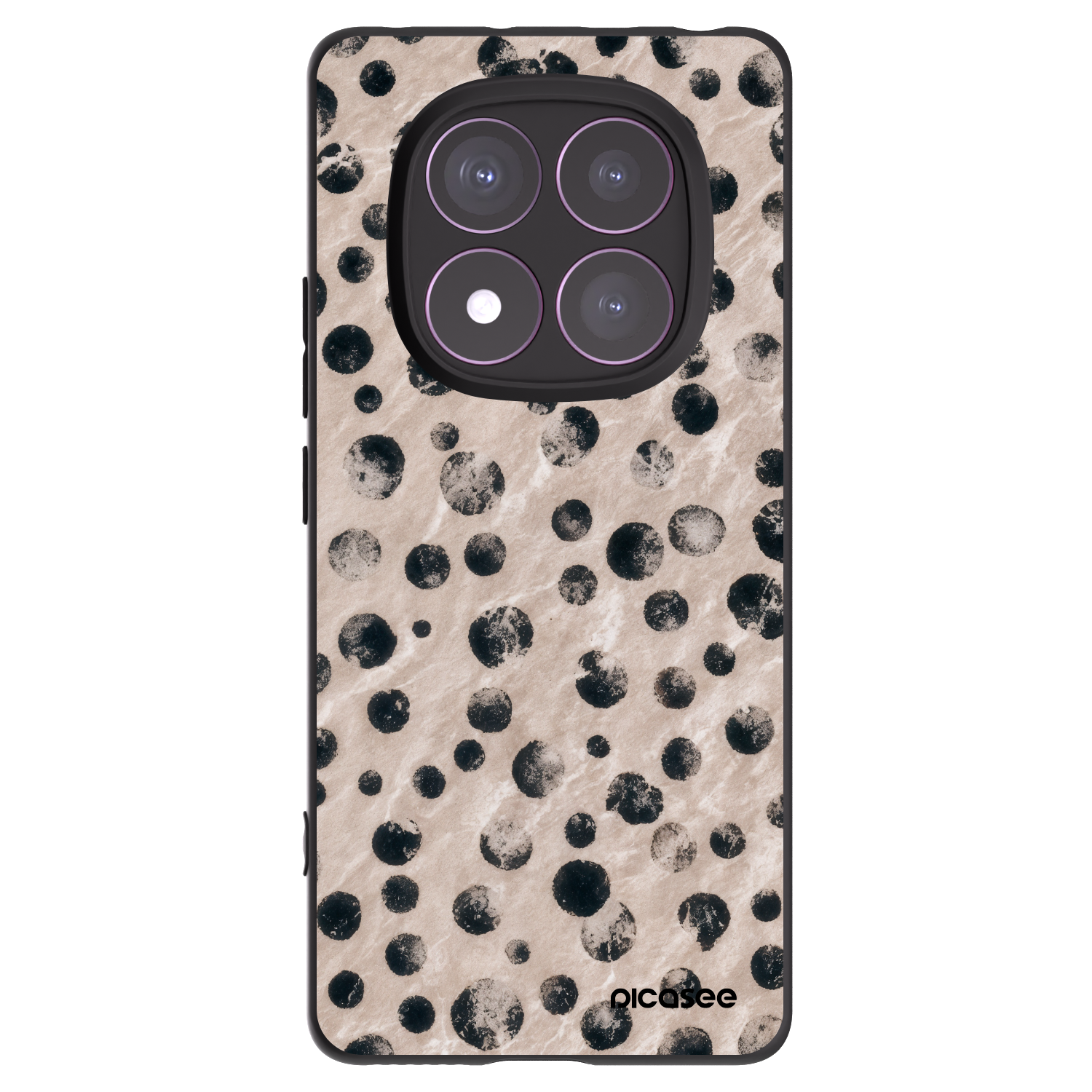 Picasee Μαύρη θήκη σιλικόνης για Xiaomi Redmi Note 14 Pro 4G - Inked