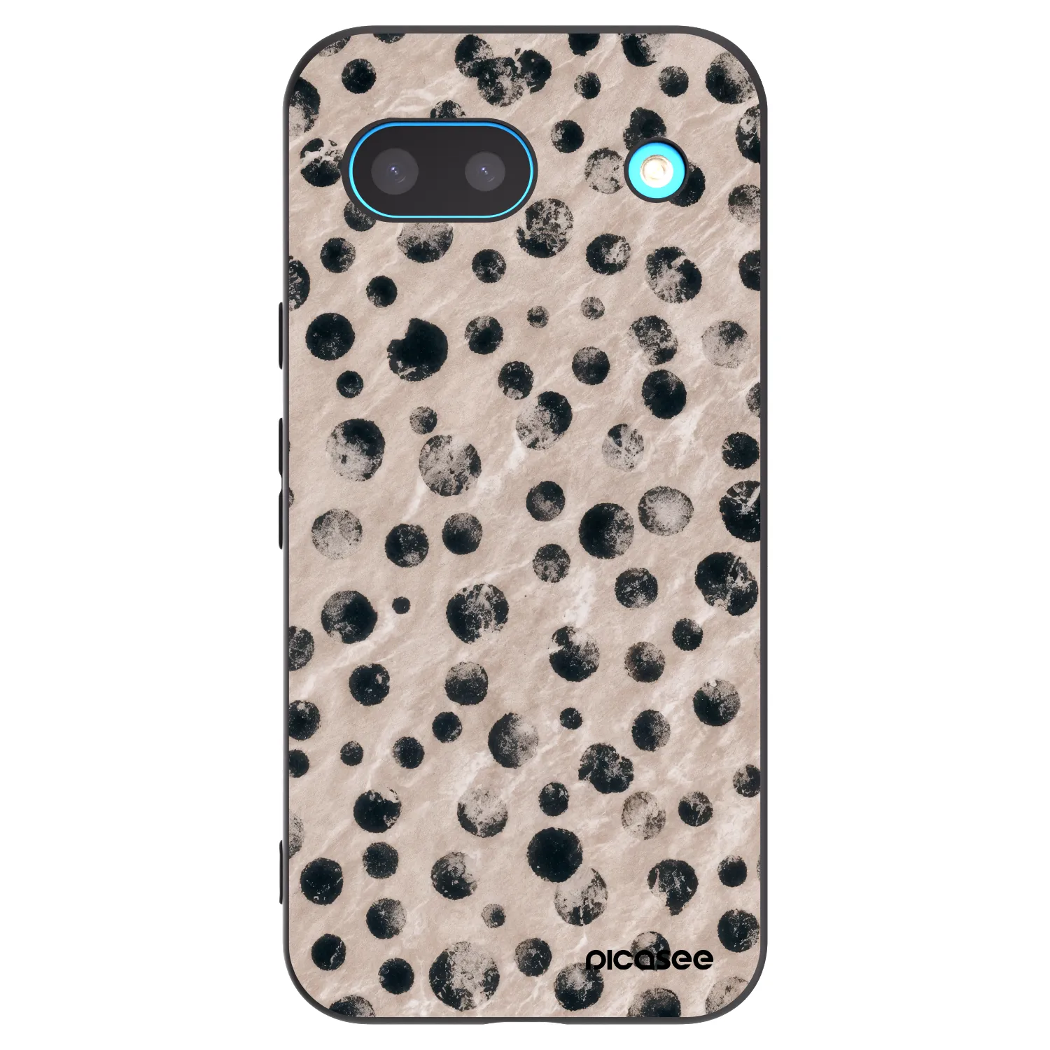 Picasee Μαύρη θήκη σιλικόνης για Google Pixel 8a - Inked