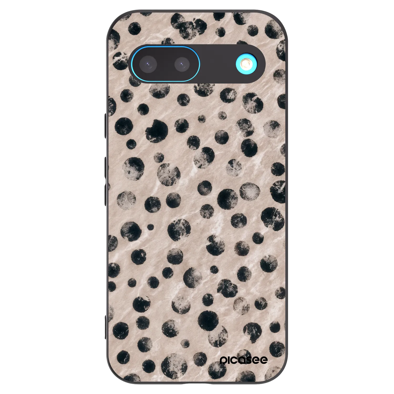 Picasee Μαύρη θήκη σιλικόνης για Google Pixel 8 - Inked