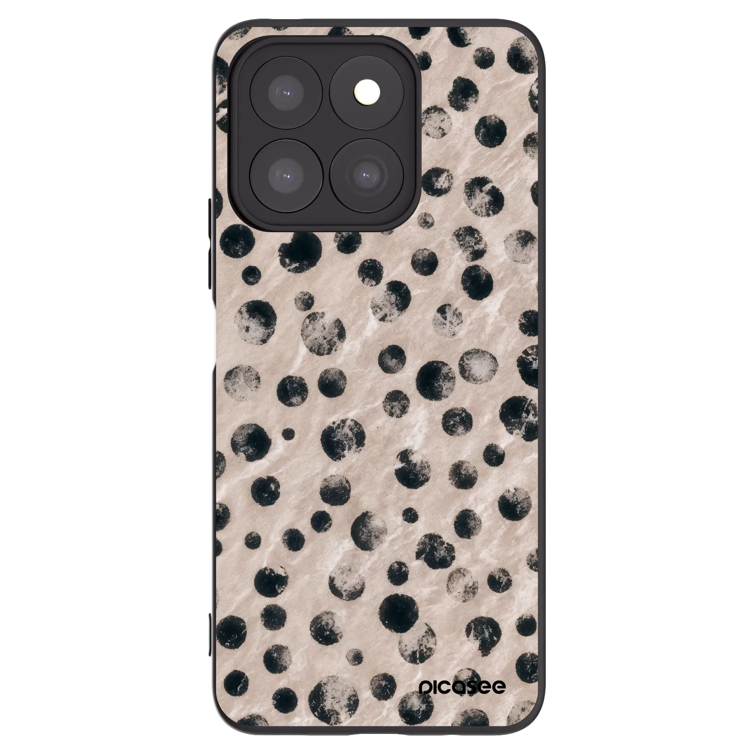 Picasee Μαύρη θήκη σιλικόνης για Honor X8c - Inked