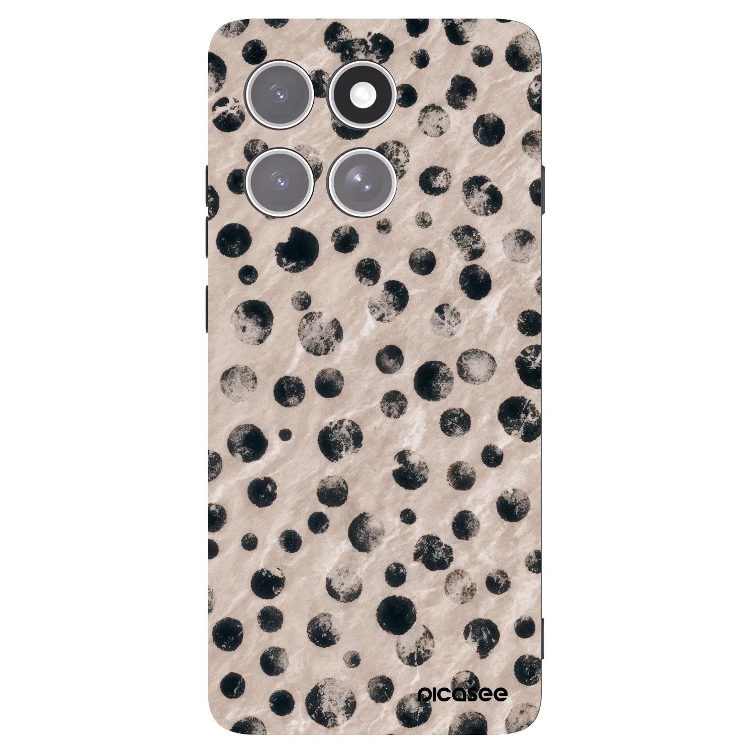 Picasee Μαύρη θήκη σιλικόνης για Motorola Edge 60 Pro - Inked