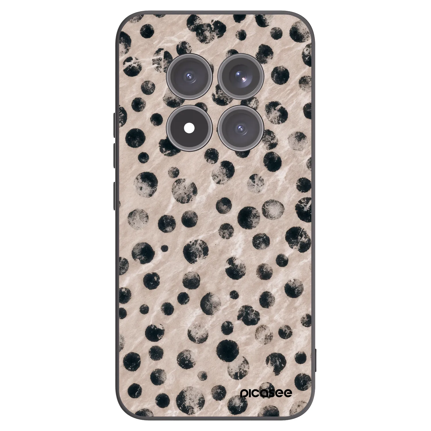 Picasee Μαύρη θήκη σιλικόνης για Xiaomi Redmi Note 15 Pro+ - Inked