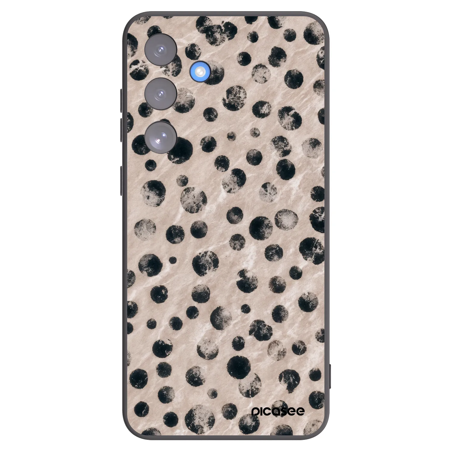 Picasee Μαύρη θήκη σιλικόνης για Samsung Galaxy S25 FE 5G - Inked
