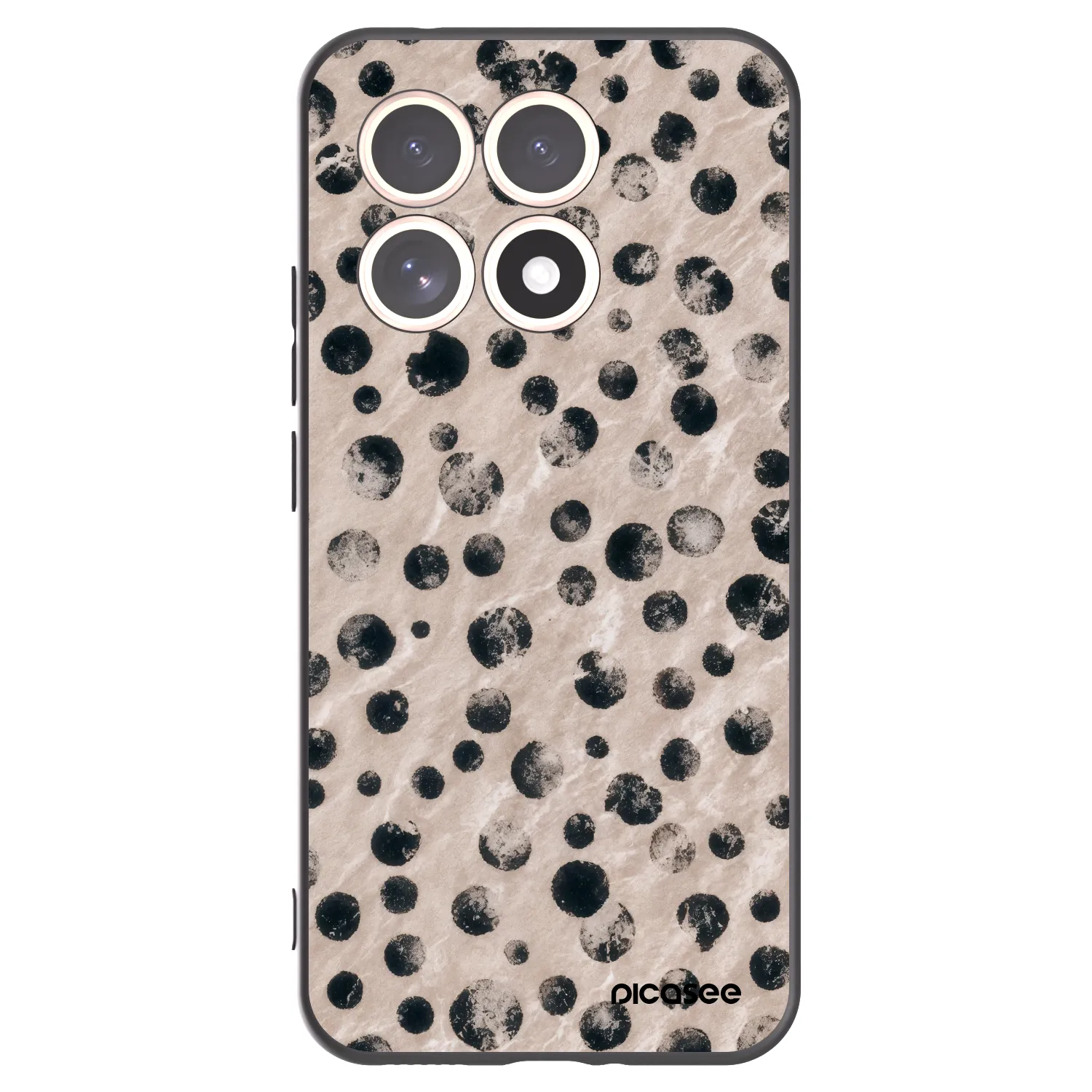 Picasee Μαύρη θήκη σιλικόνης για Xiaomi 15T - Inked