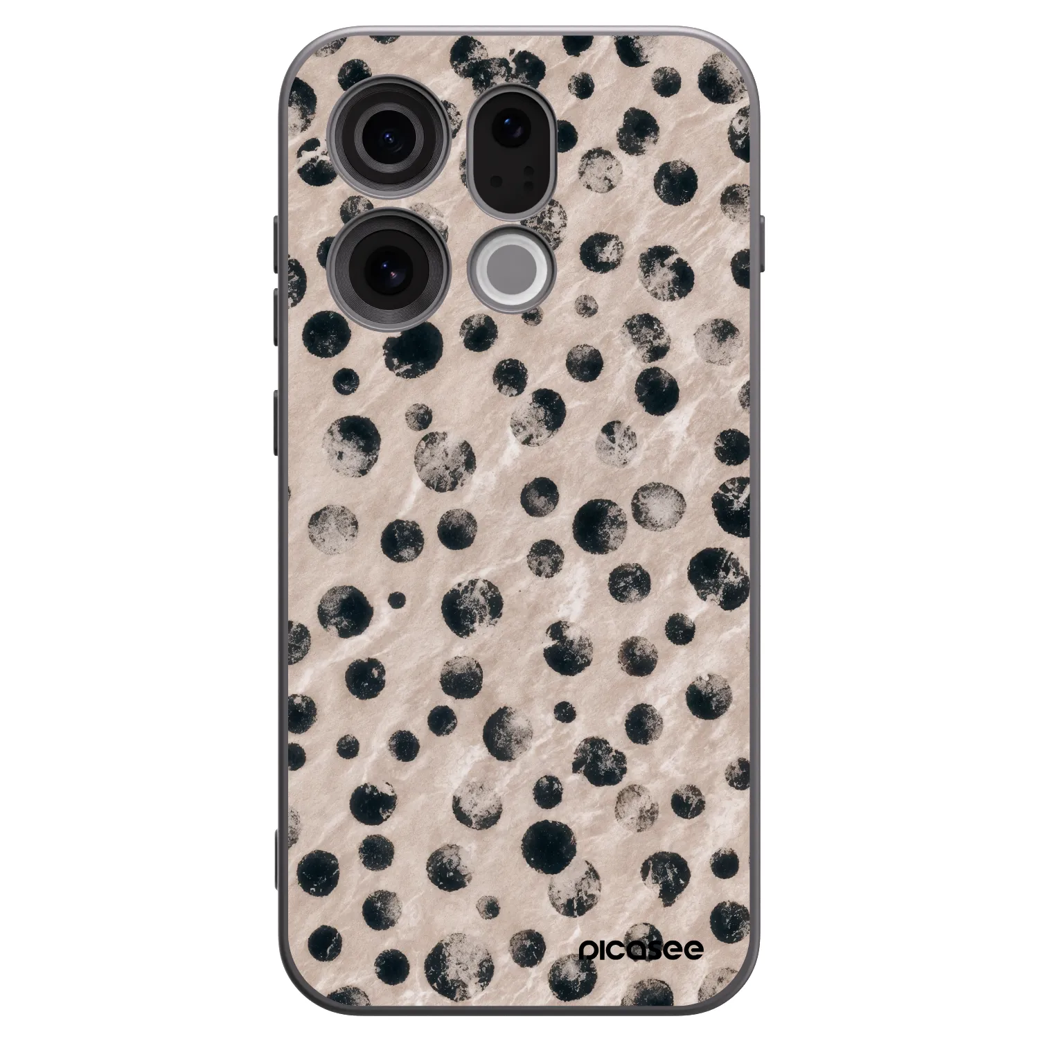 Picasee Μαύρη θήκη σιλικόνης για OPPO Find X9 - Inked