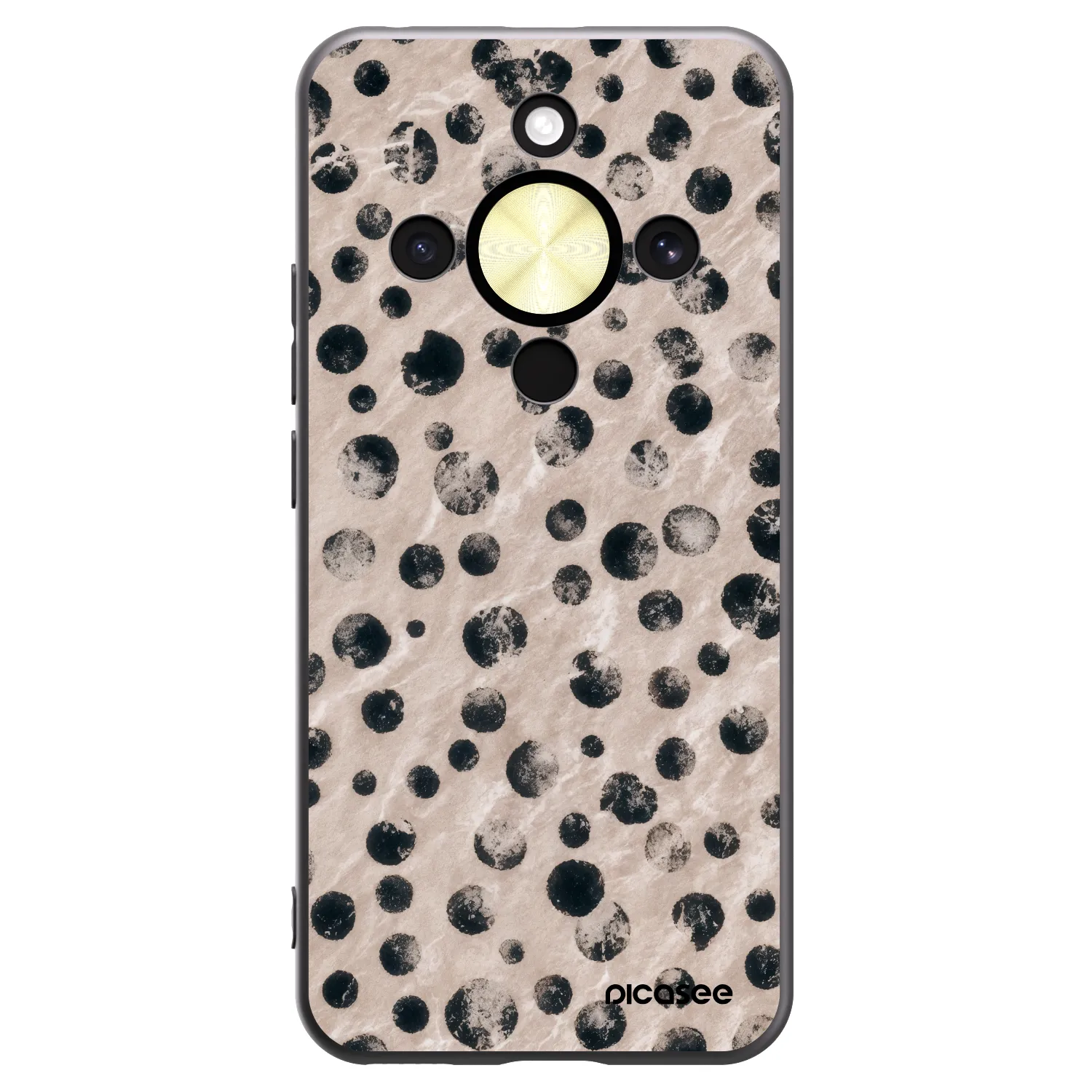 Picasee Μαύρη θήκη σιλικόνης για Honor Magic8 Lite 5G - Inked