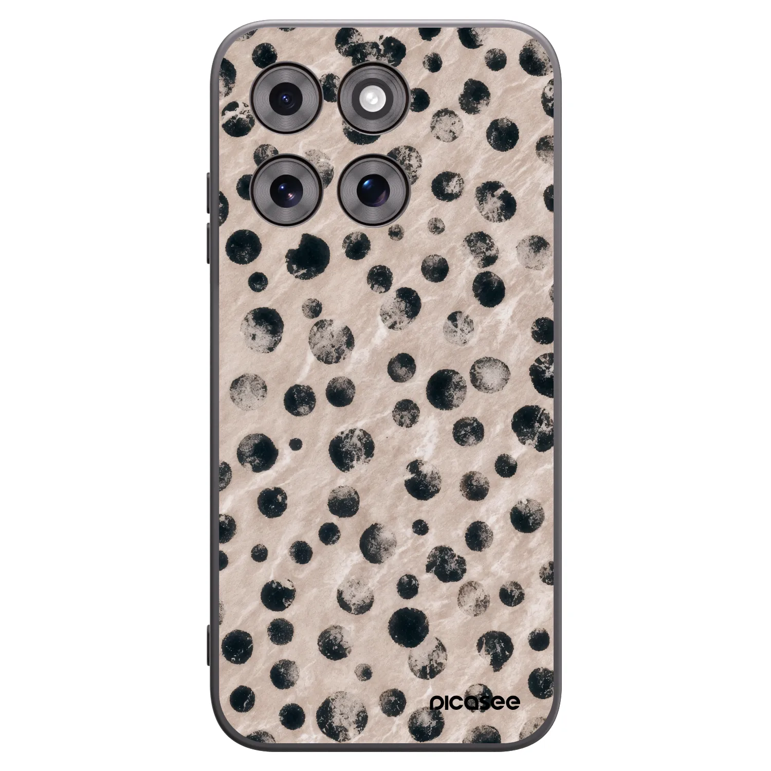 Picasee Μαύρη θήκη σιλικόνης για Motorola Moto G77 - Inked