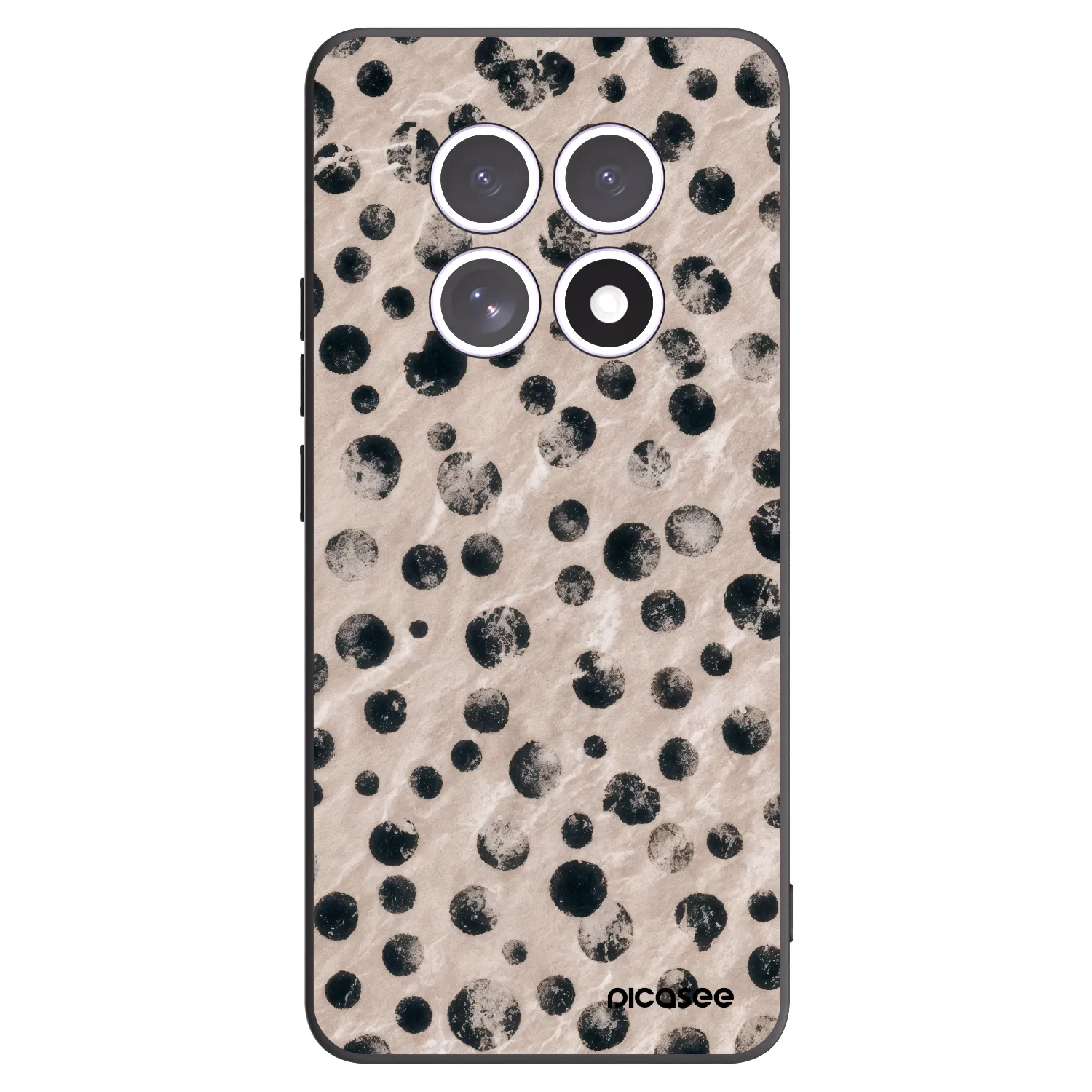 Picasee Μαύρη θήκη σιλικόνης για Xiaomi Redmi Note 15 5G - Inked