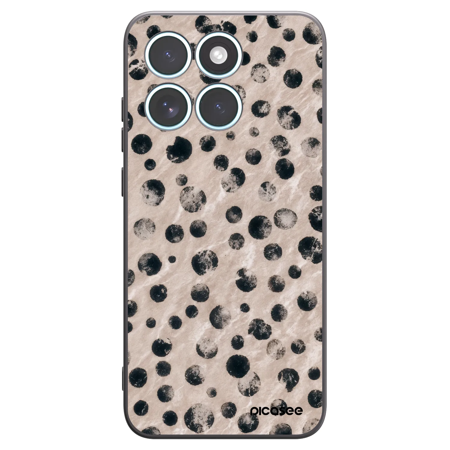 Picasee Μαύρη θήκη σιλικόνης για Motorola Edge 70 Fusion - Inked