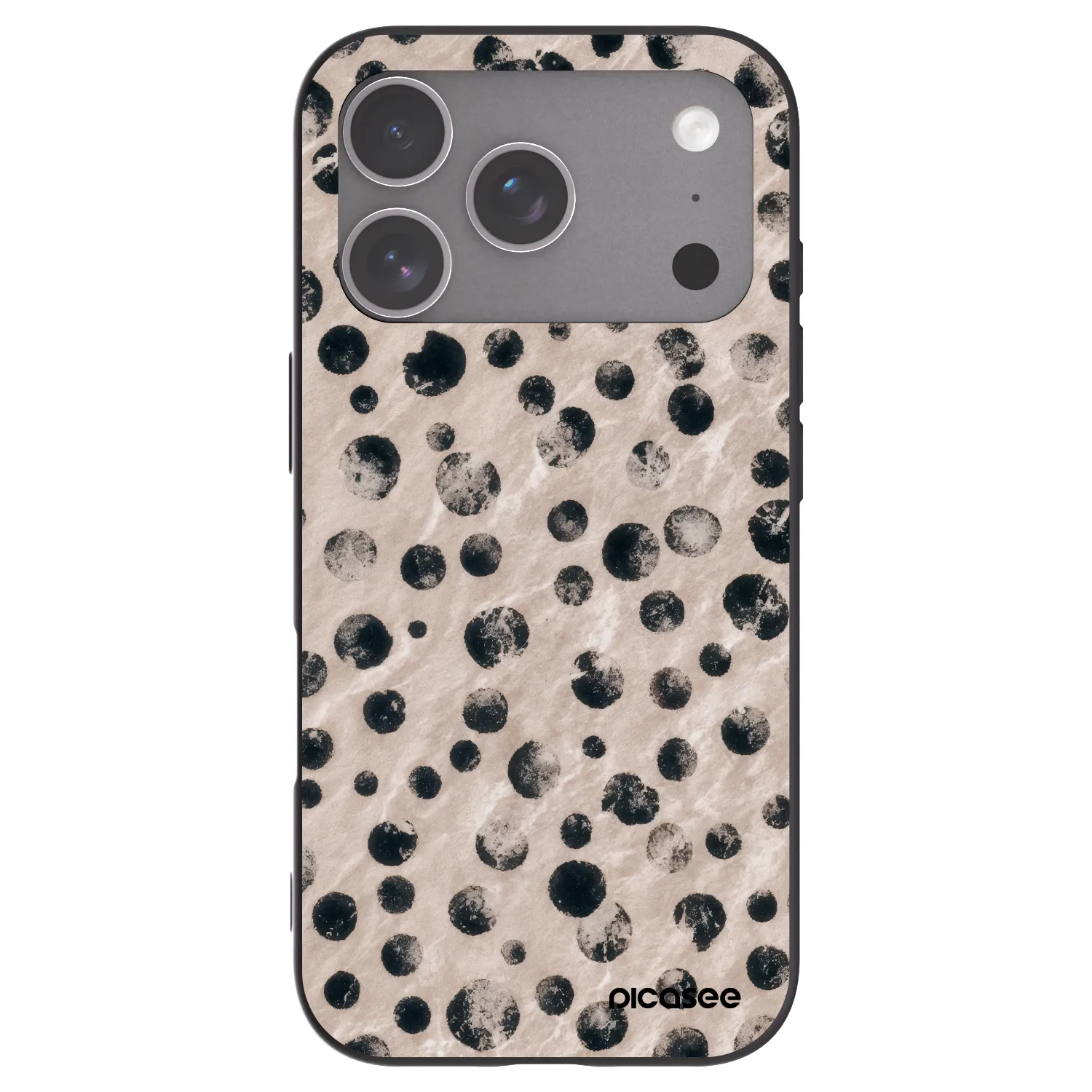 Picasee Μαύρη θήκη σιλικόνης για Apple iPhone 18 Pro - Inked