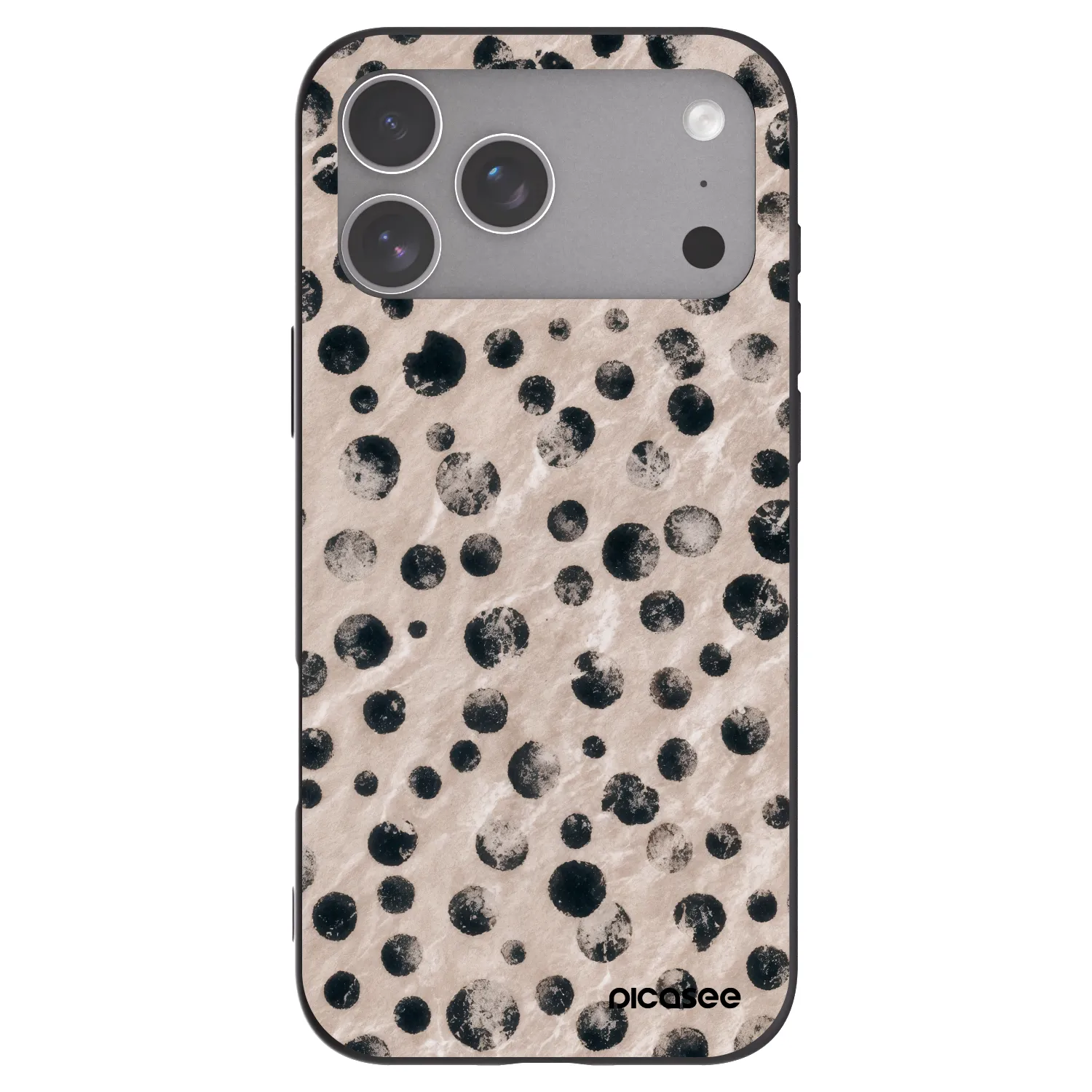 Picasee Μαύρη θήκη σιλικόνης για Apple iPhone 18 Pro Max - Inked