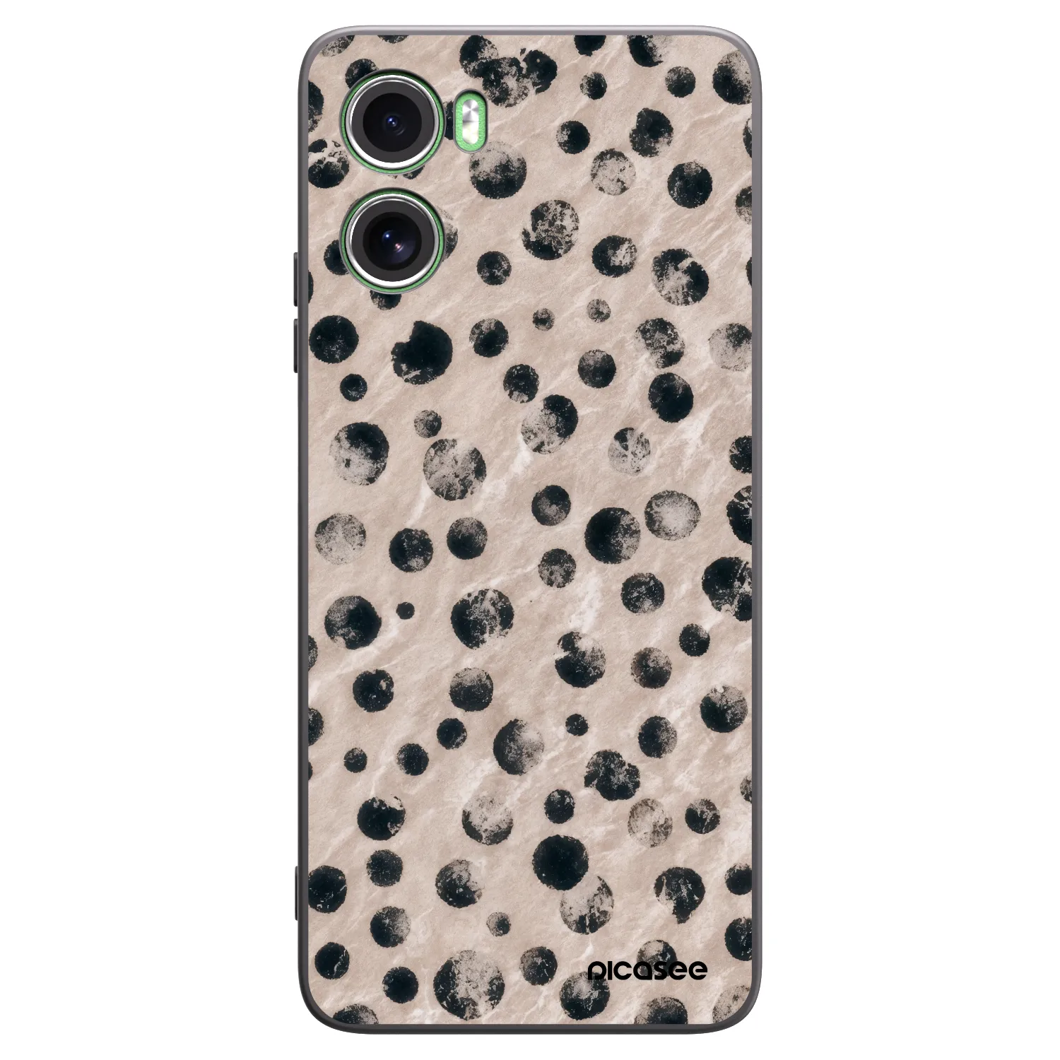 Picasee Μαύρη θήκη σιλικόνης για Motorola Moto G06 - Inked