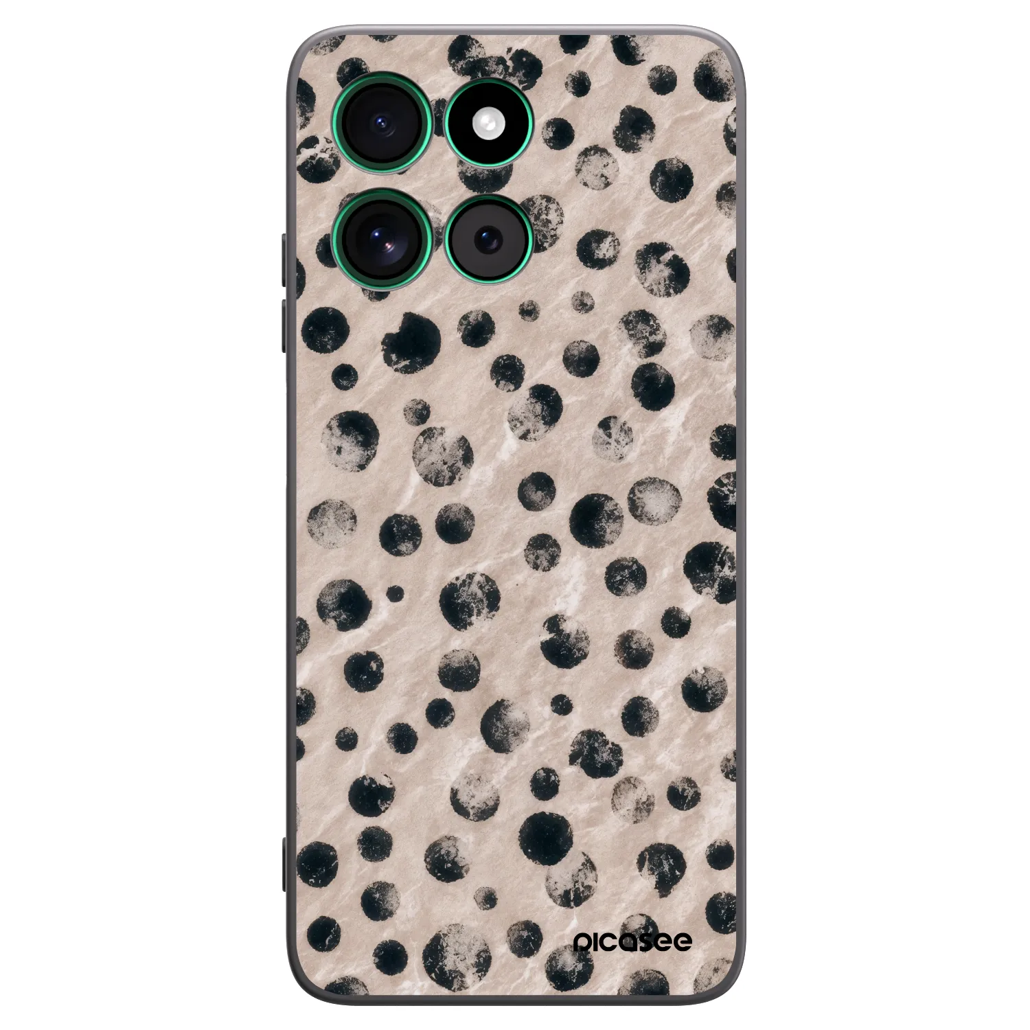 Picasee Μαύρη θήκη σιλικόνης για Motorola Moto G57 Power - Inked
