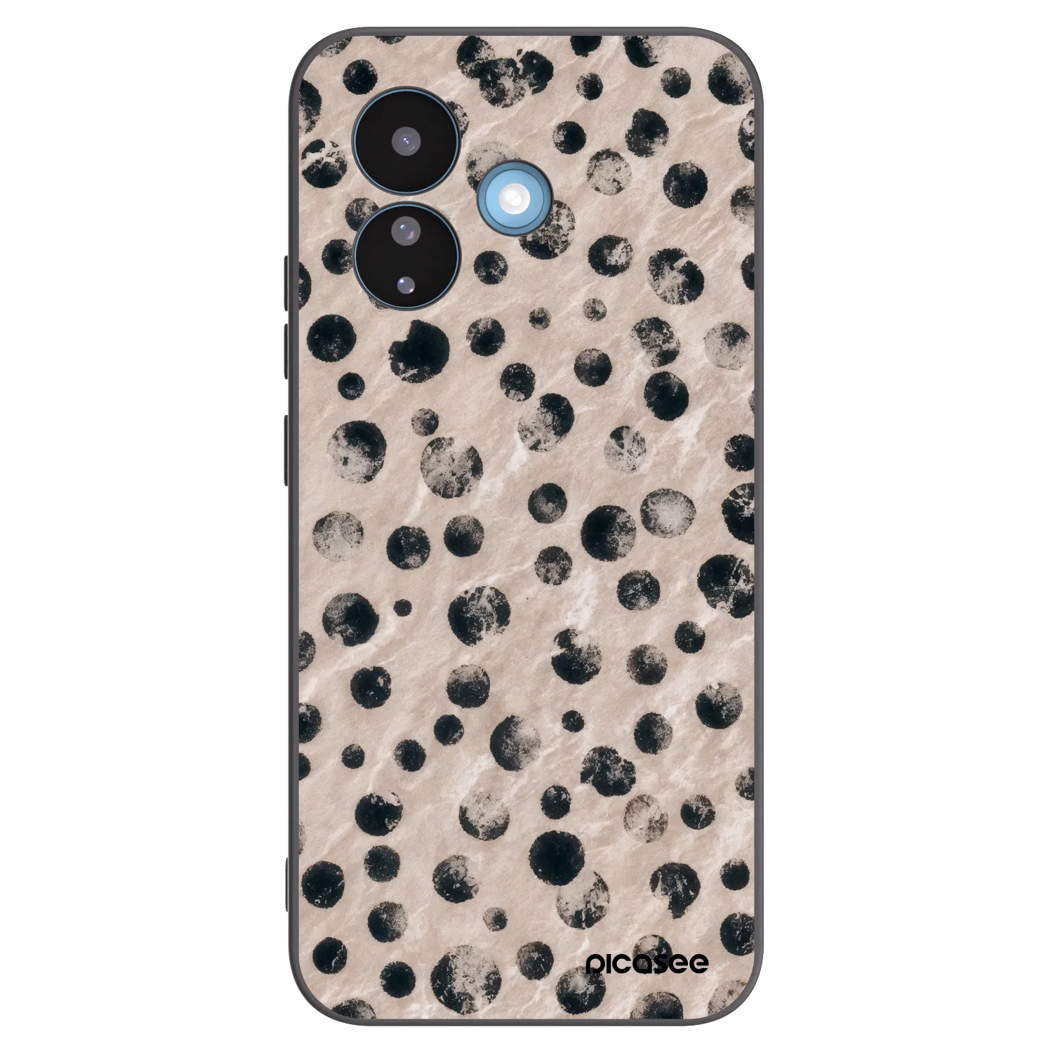 Picasee Μαύρη θήκη σιλικόνης για Xiaomi Redmi Note 17 Pro 5G - Inked