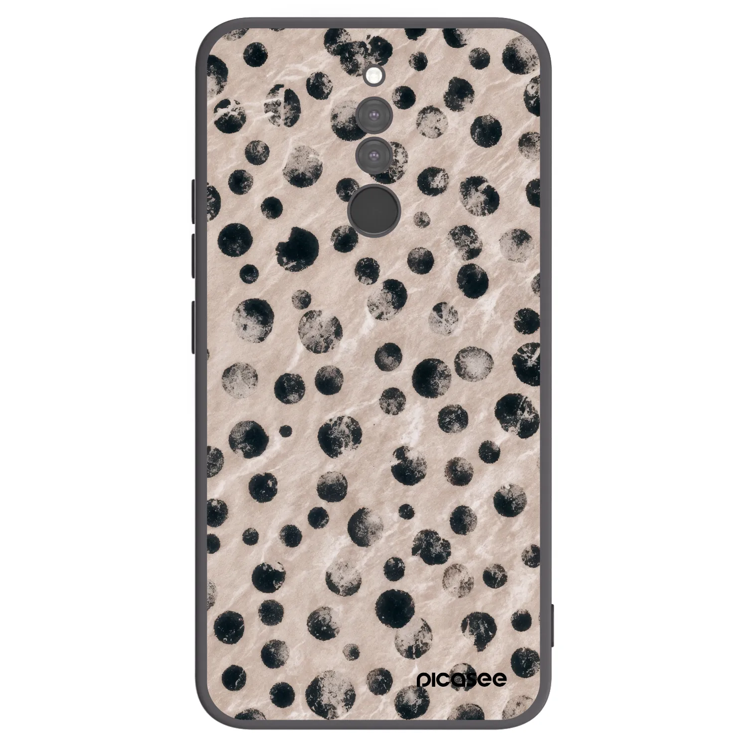 Picasee Μαύρη θήκη σιλικόνης για Xiaomi Redmi 8 - Inked