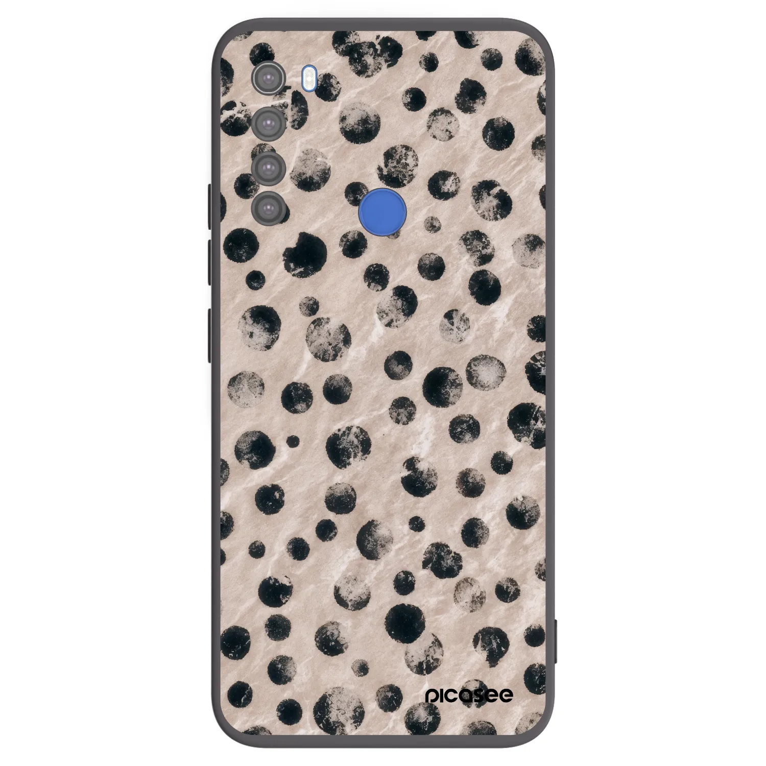 Picasee Μαύρη θήκη σιλικόνης για Xiaomi Redmi Note 8T - Inked