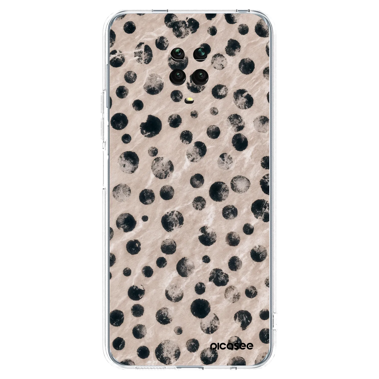 Picasee διαφανής θήκη σιλικόνης Xiaomi Redmi Note 9S - Inked