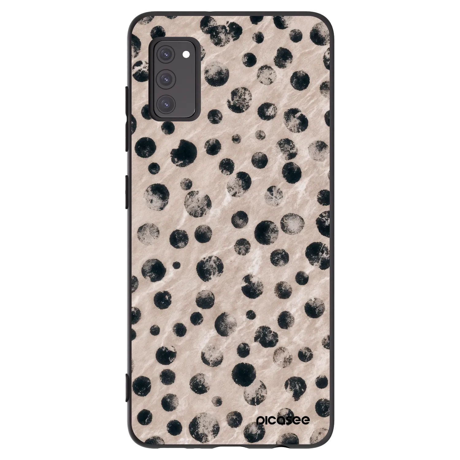Picasee Μαύρη θήκη σιλικόνης για Samsung Galaxy A41 A415F - Inked
