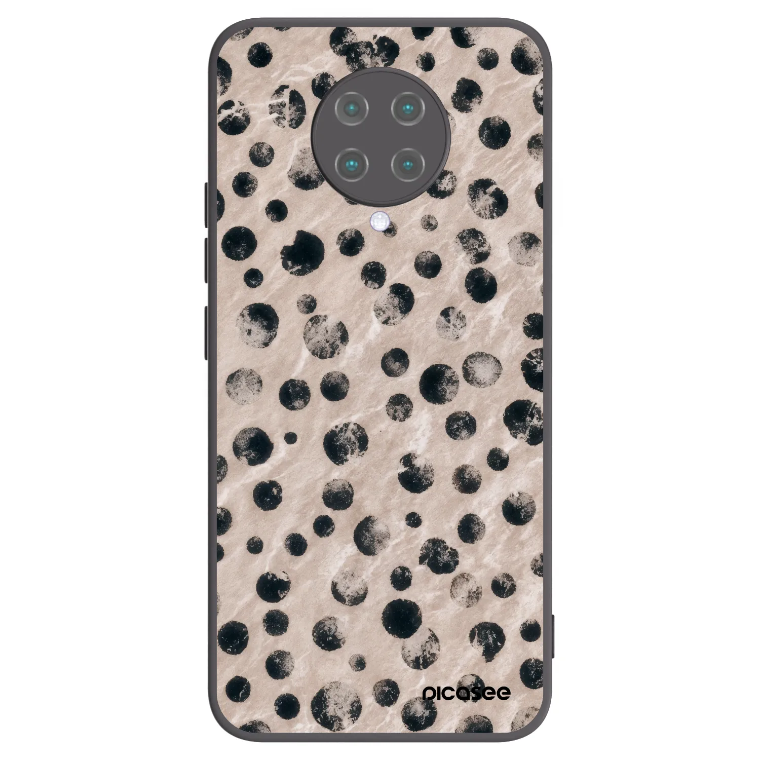 Picasee Μαύρη θήκη σιλικόνης για Xiaomi Poco F2 Pro - Inked