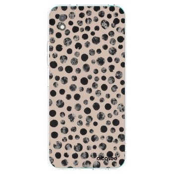 Picasee Μαύρη θήκη σιλικόνης για Xiaomi Redmi 9A - Dots
