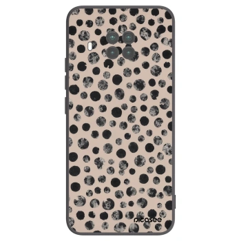 Picasee Μαύρη θήκη σιλικόνης για Xiaomi Mi 10T Lite - Dots